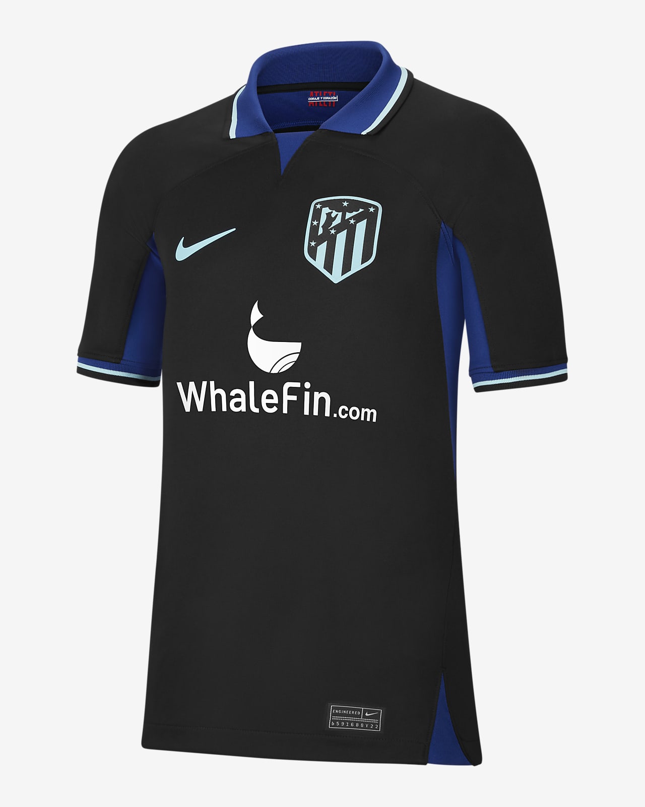 Ποδοσφαιρική φανέλα Nike Dri-FIT εκτός έδρας Ατλέτικο Μαδρίτης 2022/23 Stadium για μεγάλα παιδιά