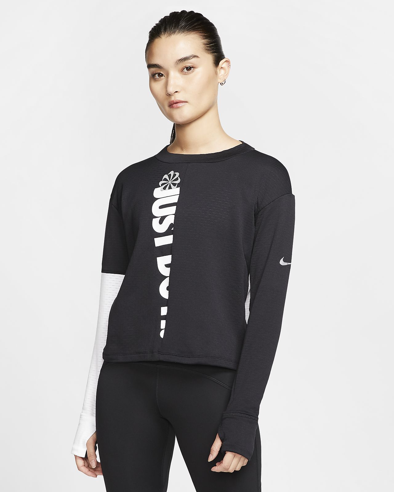 women's nike long sleeve running top