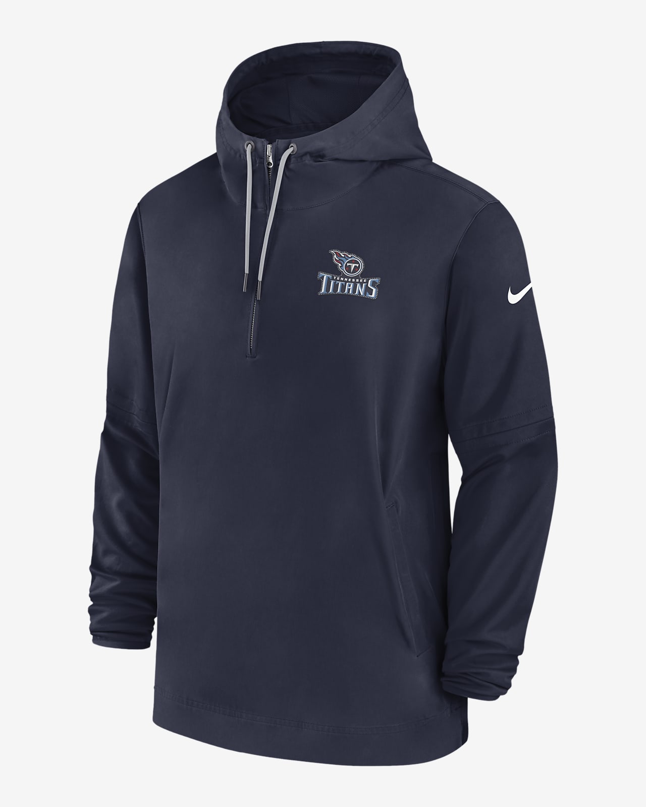 Tennessee Titans Sideline Men’s Nike NFL 1/2-Zip Hooded Jacket