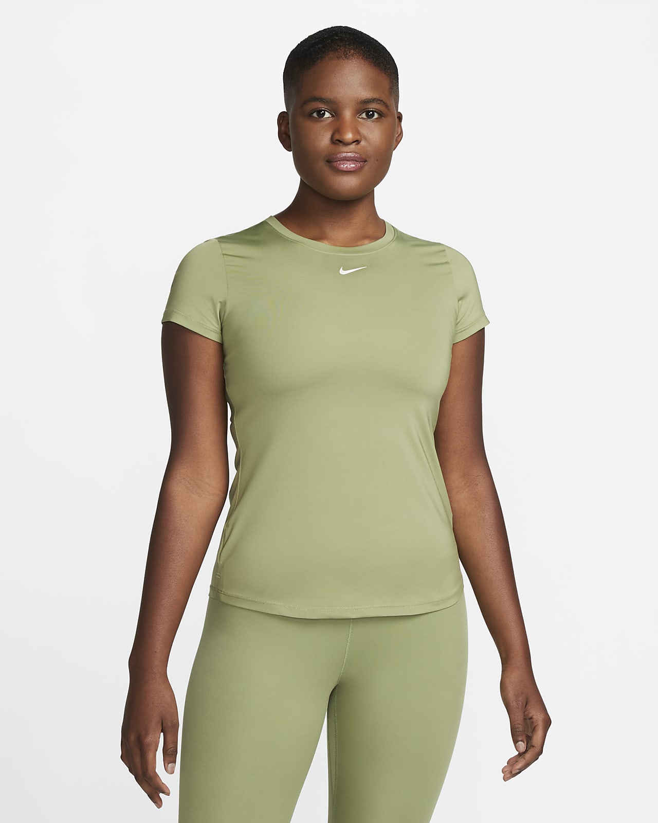 Nike Dri-FIT One Kurzarm-Oberteil in schmaler Passform für Damen