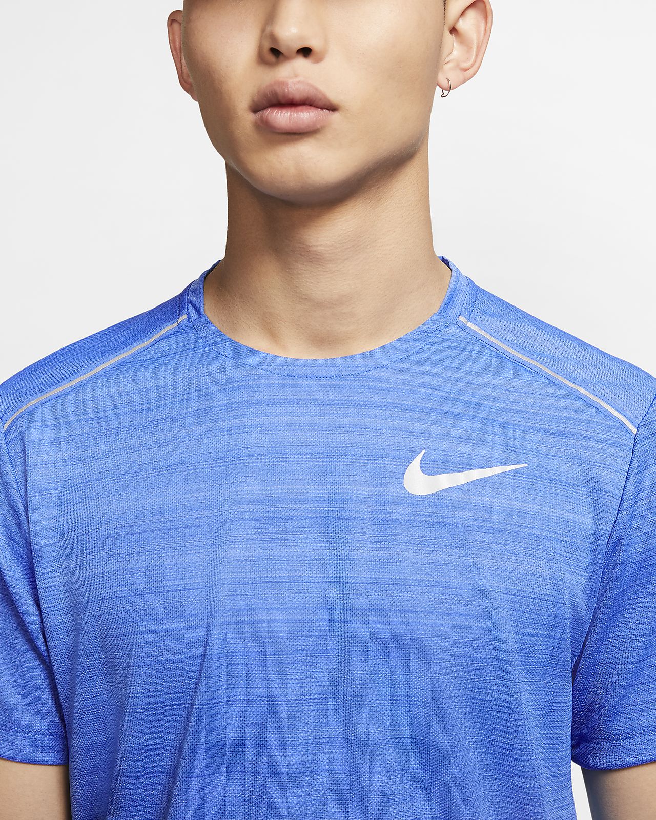 nike miler ss t shirt mens