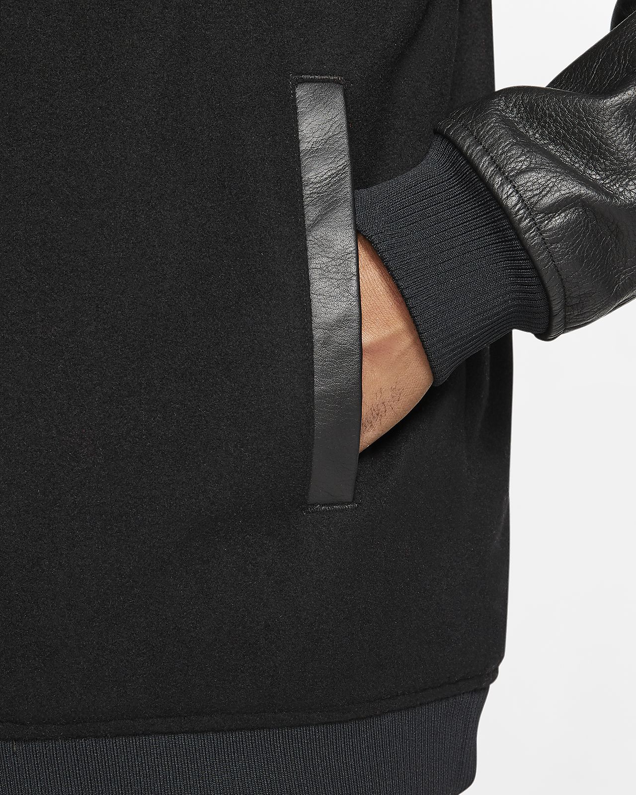 nike destroyer jacket black