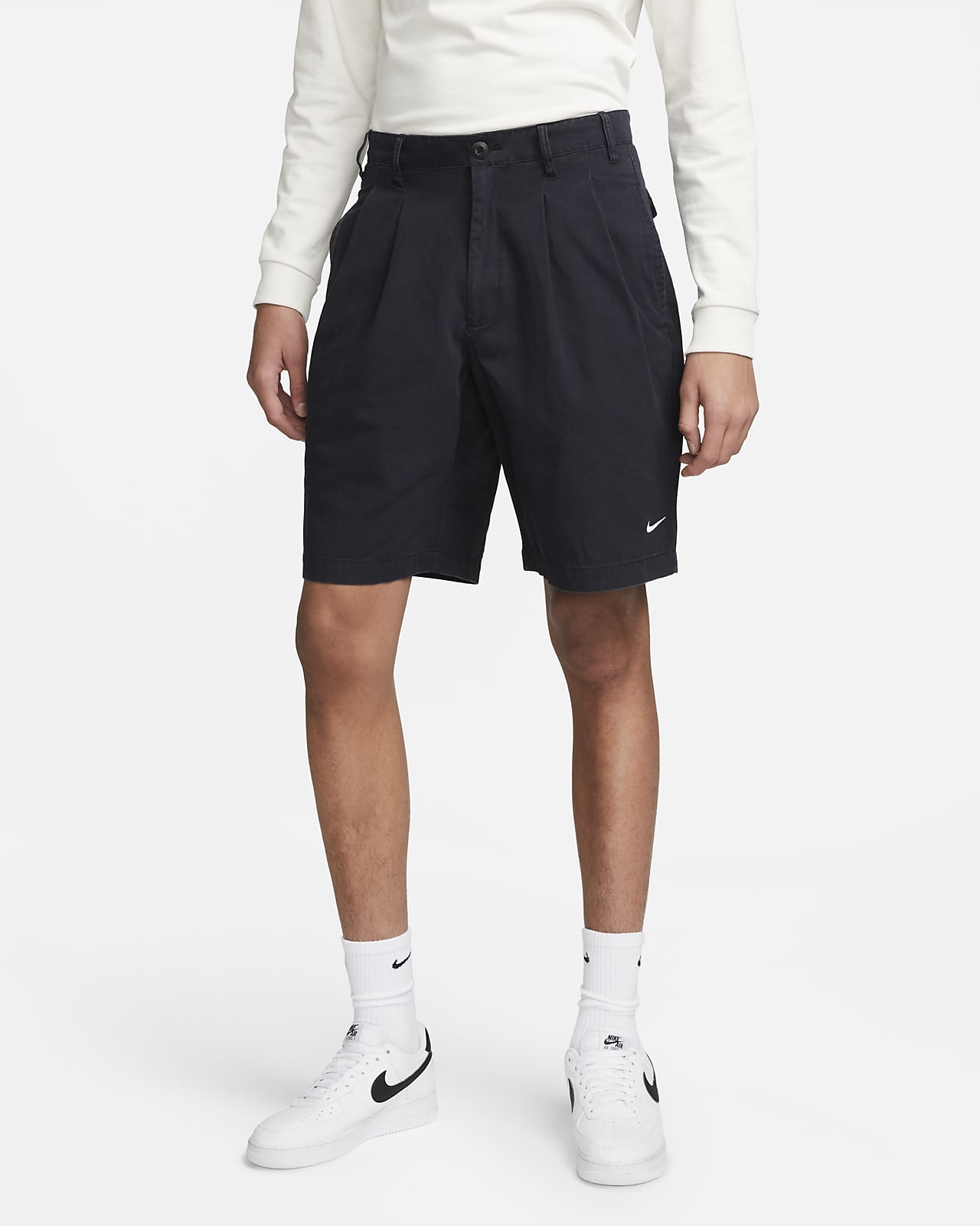 Shorts chino a pieghe Nike Life – Uomo