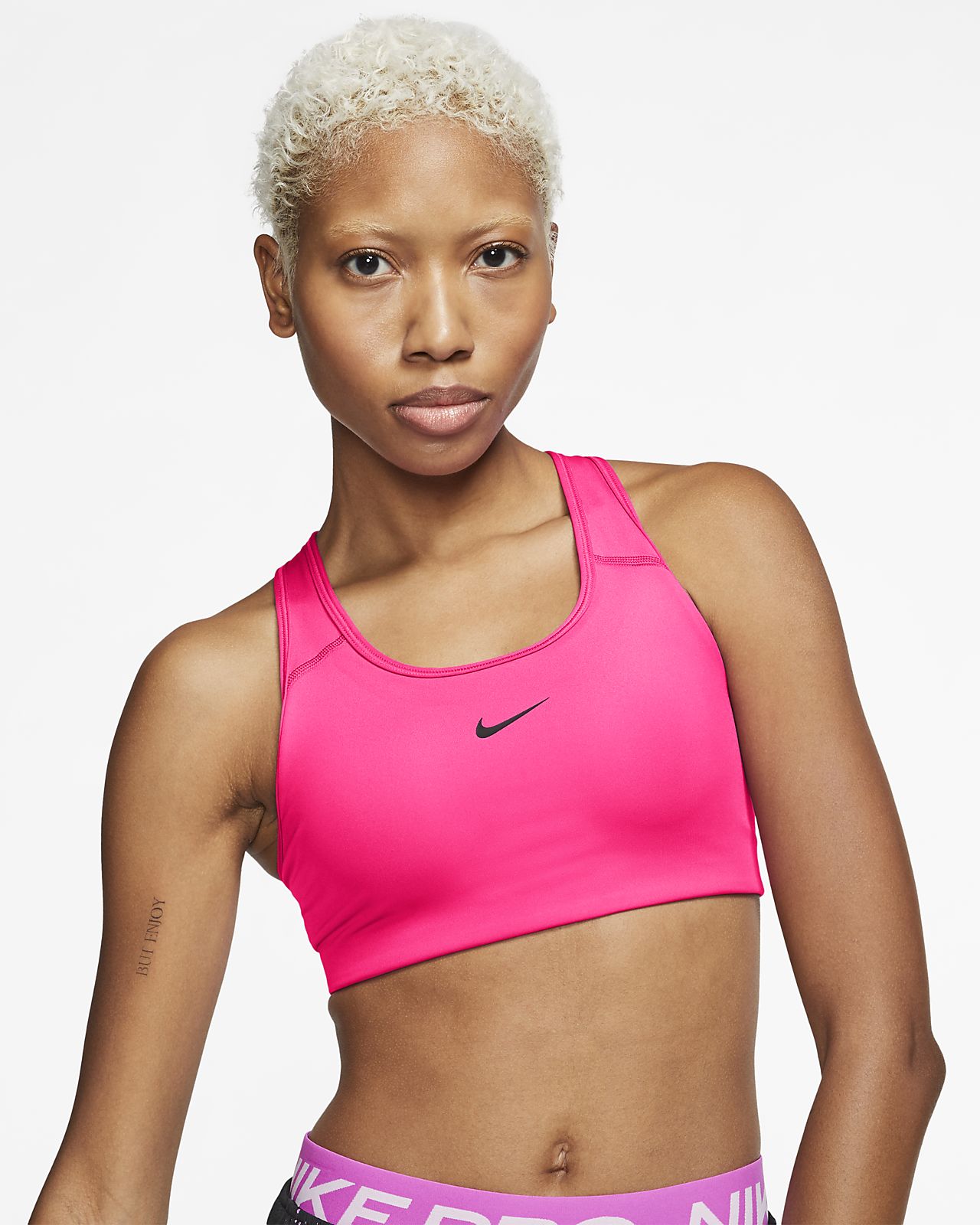 Nike Swoosh Women's Medium-Support 1-Piece Pad Sports Bra. Nike SA