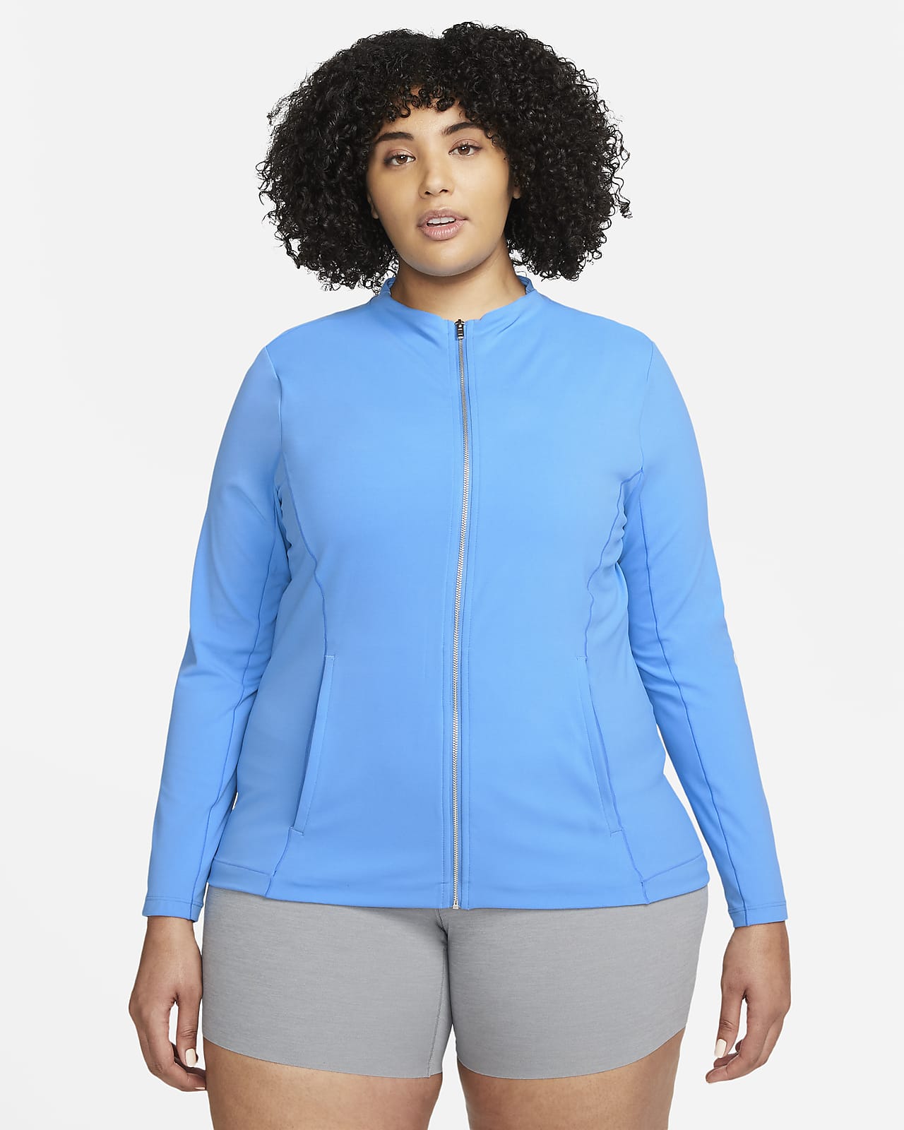 Nike Yoga Luxe Dri-FIT Women's Full-Zip Jacket (Plus Size)