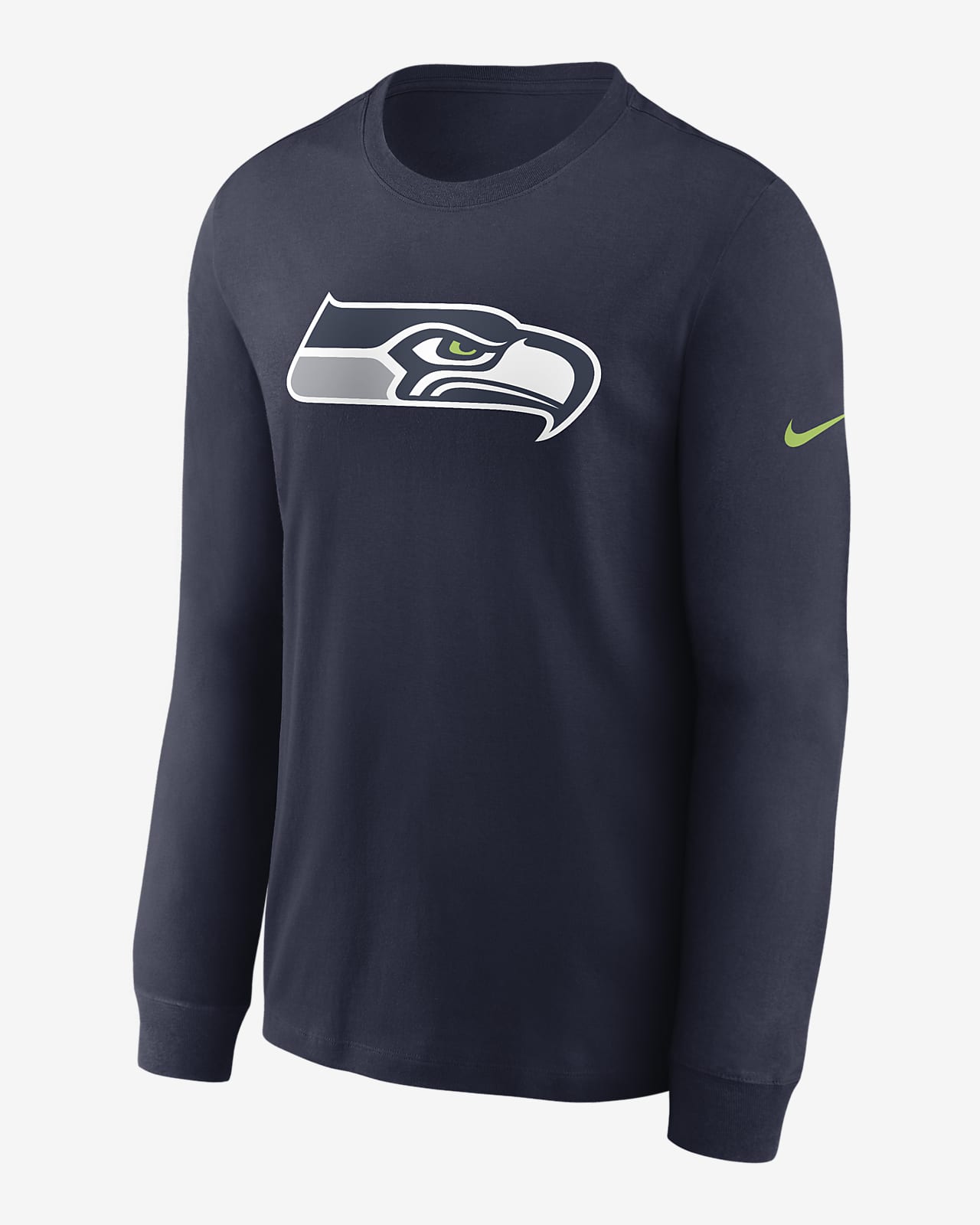 Nike Primary Logo (NFL Seattle Seahawks) Men’s Long-Sleeve T-Shirt