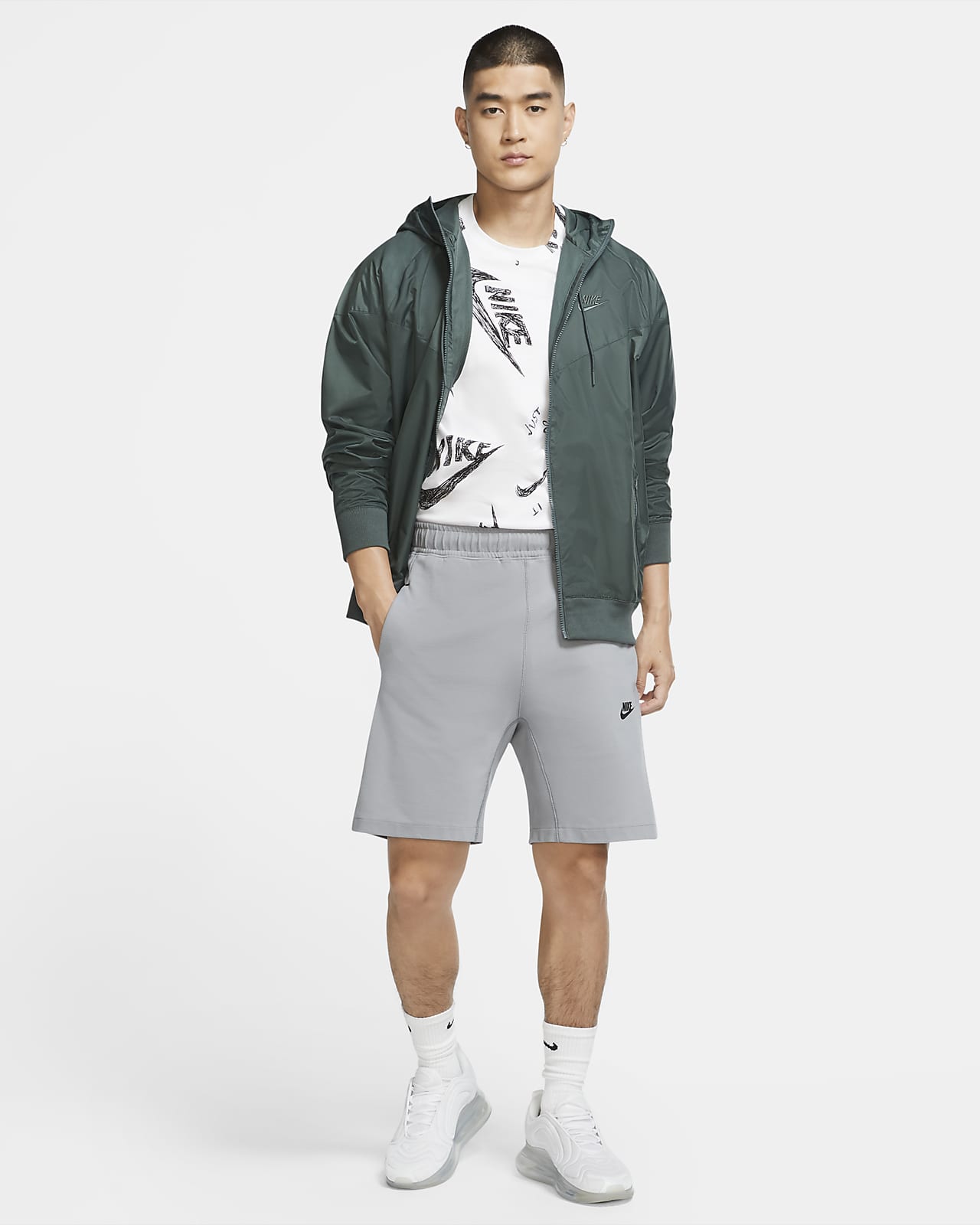 windbreaker nike shorts