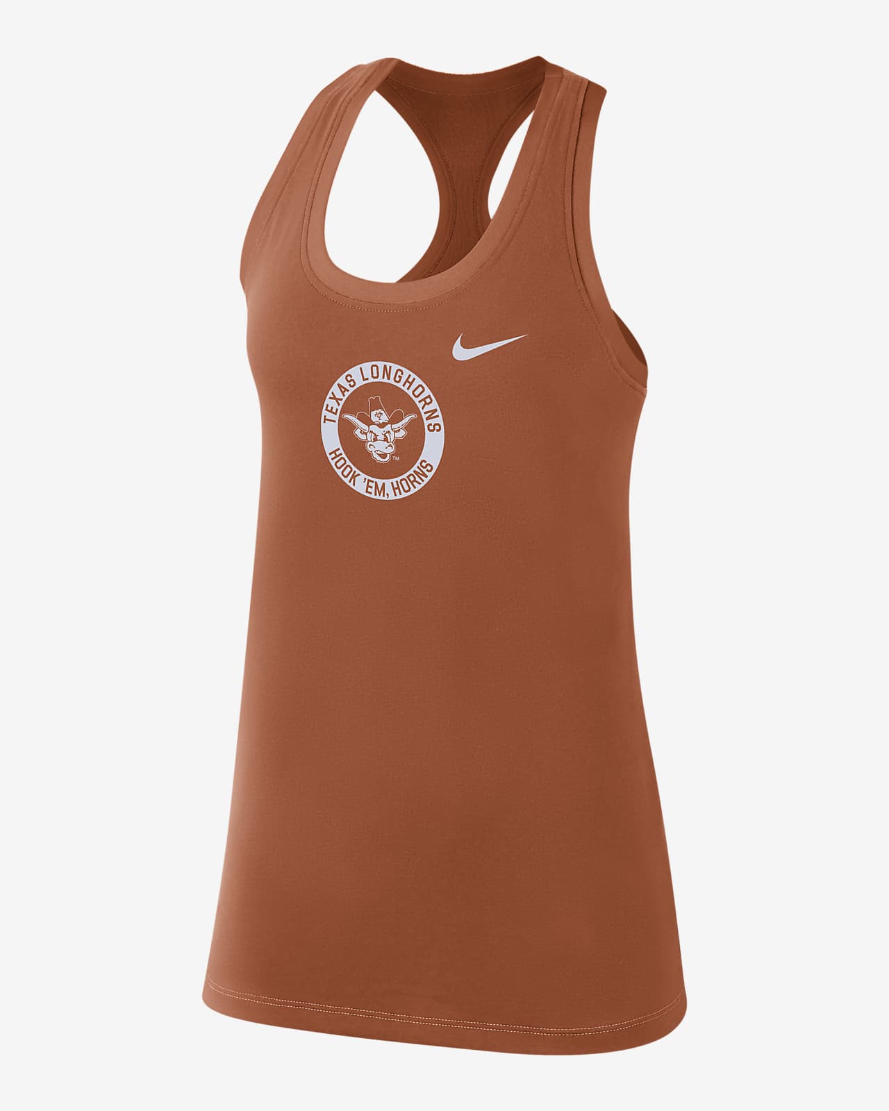 Camiseta de tirantes universitaria Nike para mujer Texas