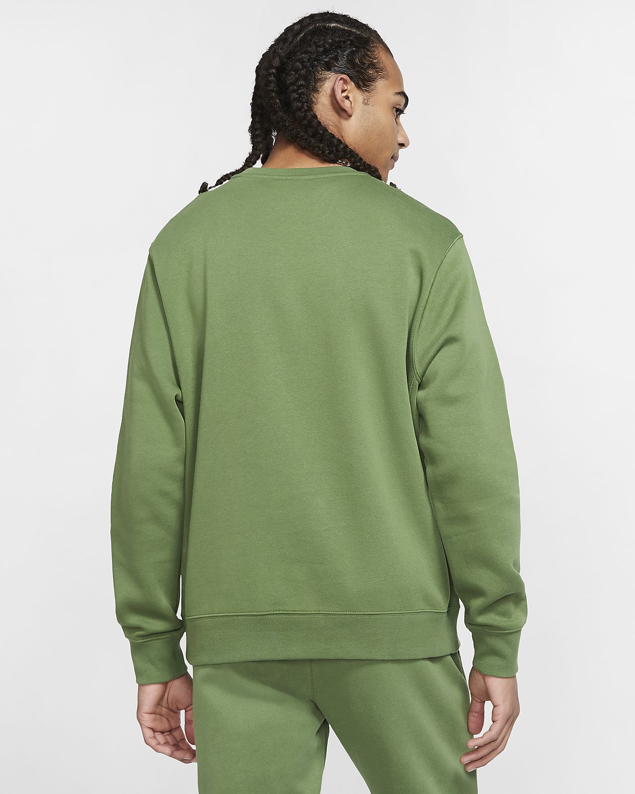 nike green crew neck