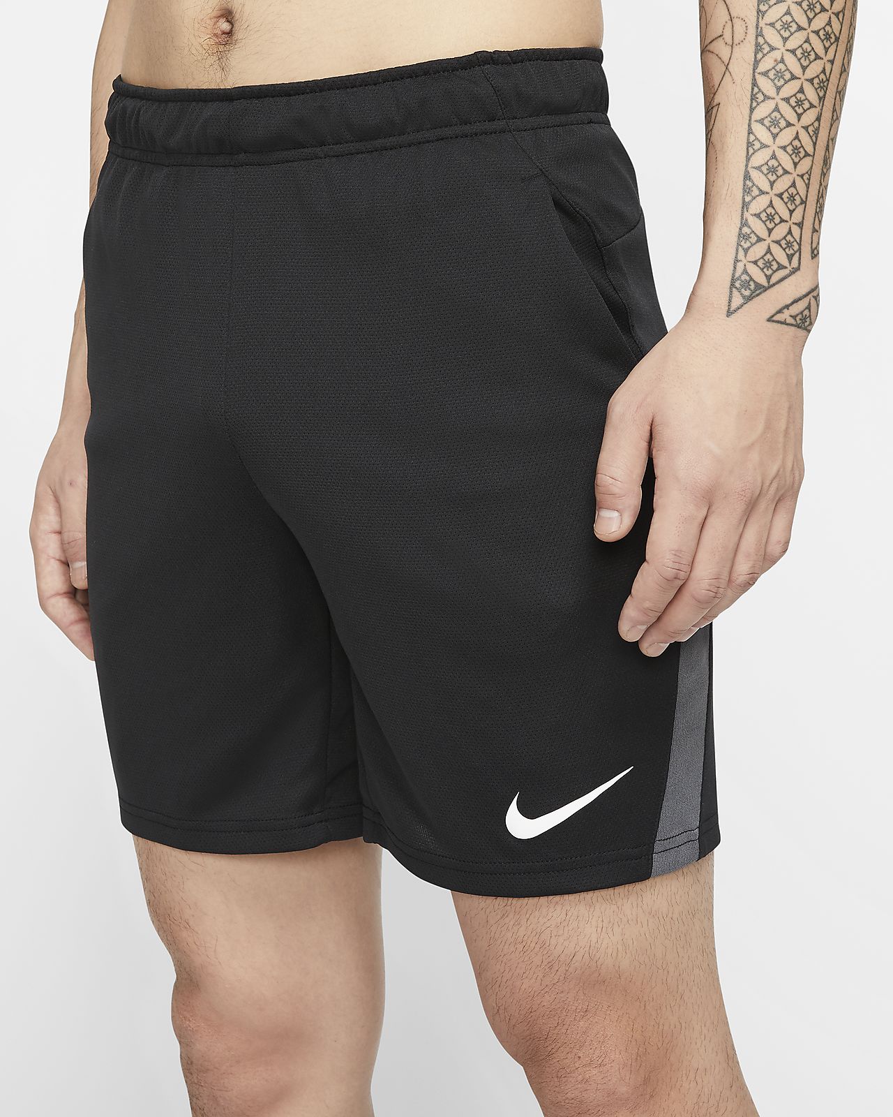 gray nike dri fit shorts