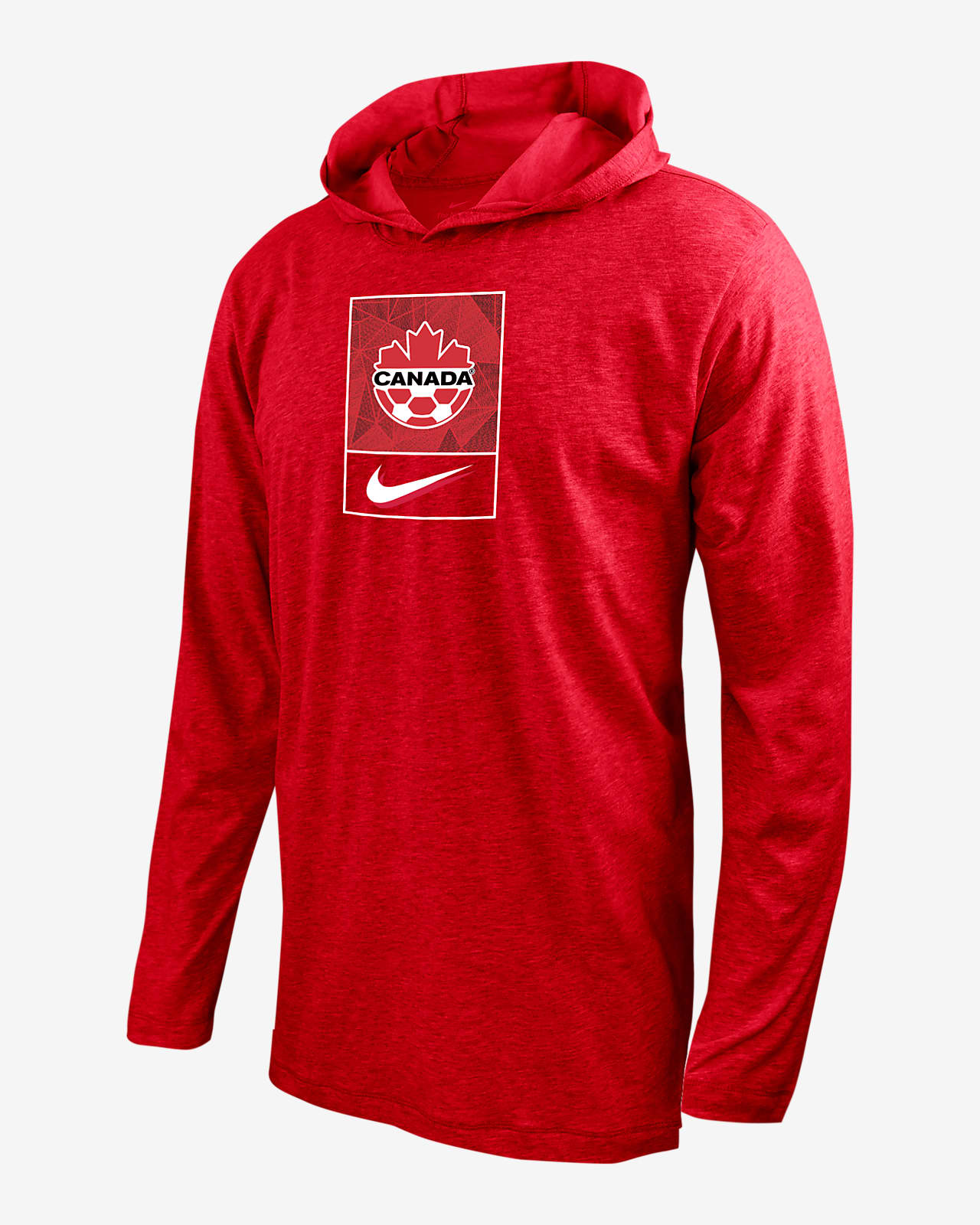 Canada Men's Nike Soccer Long-Sleeve Hooded T-Shirt