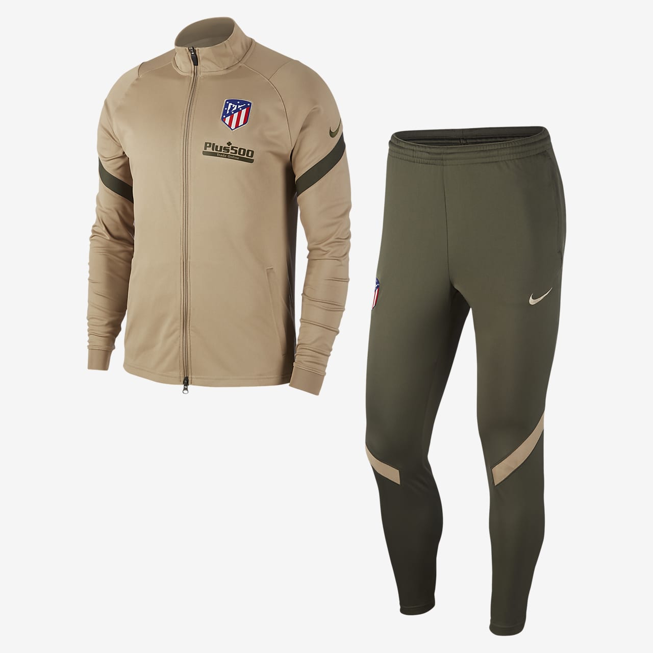 nike academy tracksuit khaki