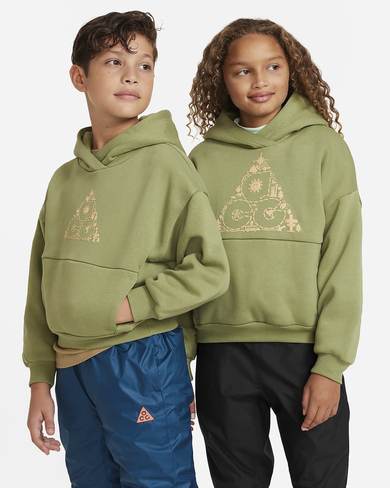 Nike ACG Icon Fleece Older Kids' Oversized Hoodie