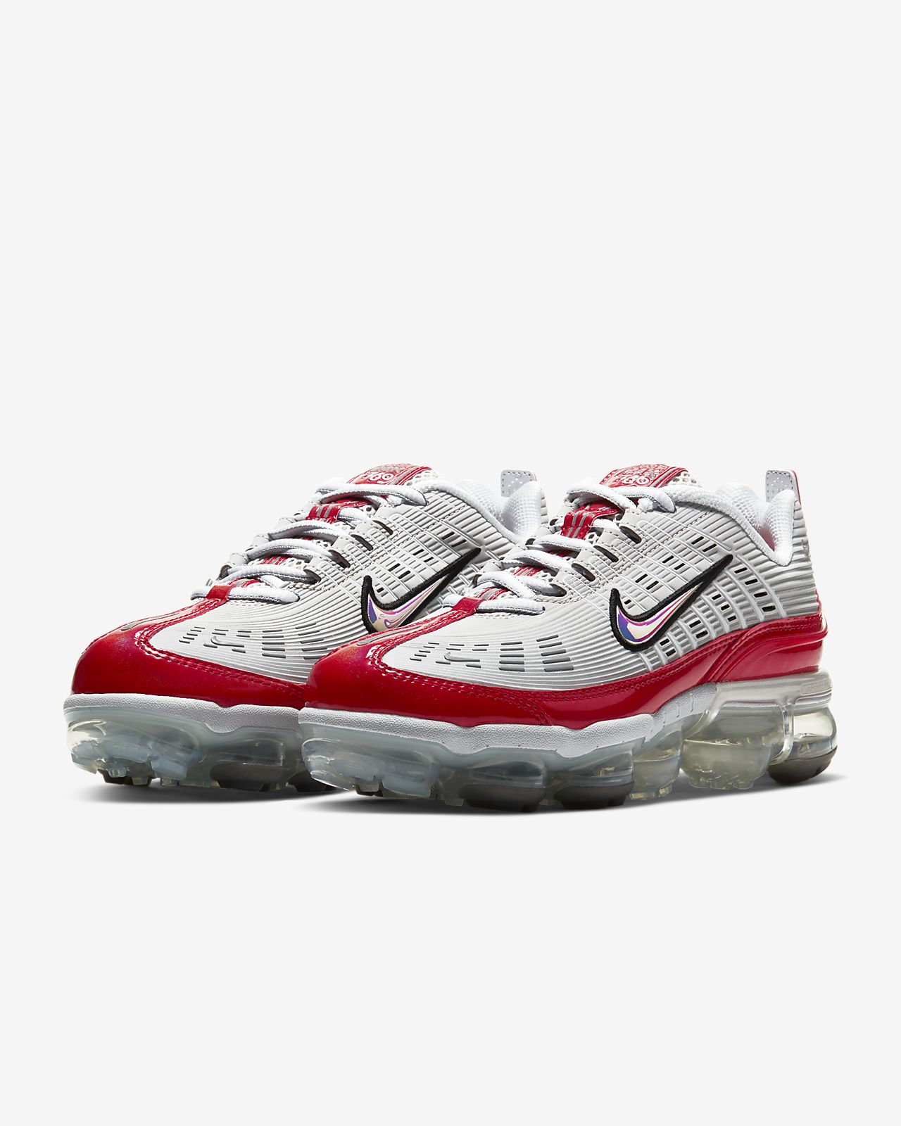 nike air vapormax grey red