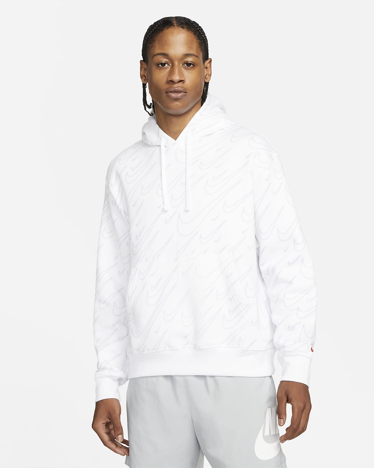 Nike Sportswear Fleece-Hoodie mit Print für Herren