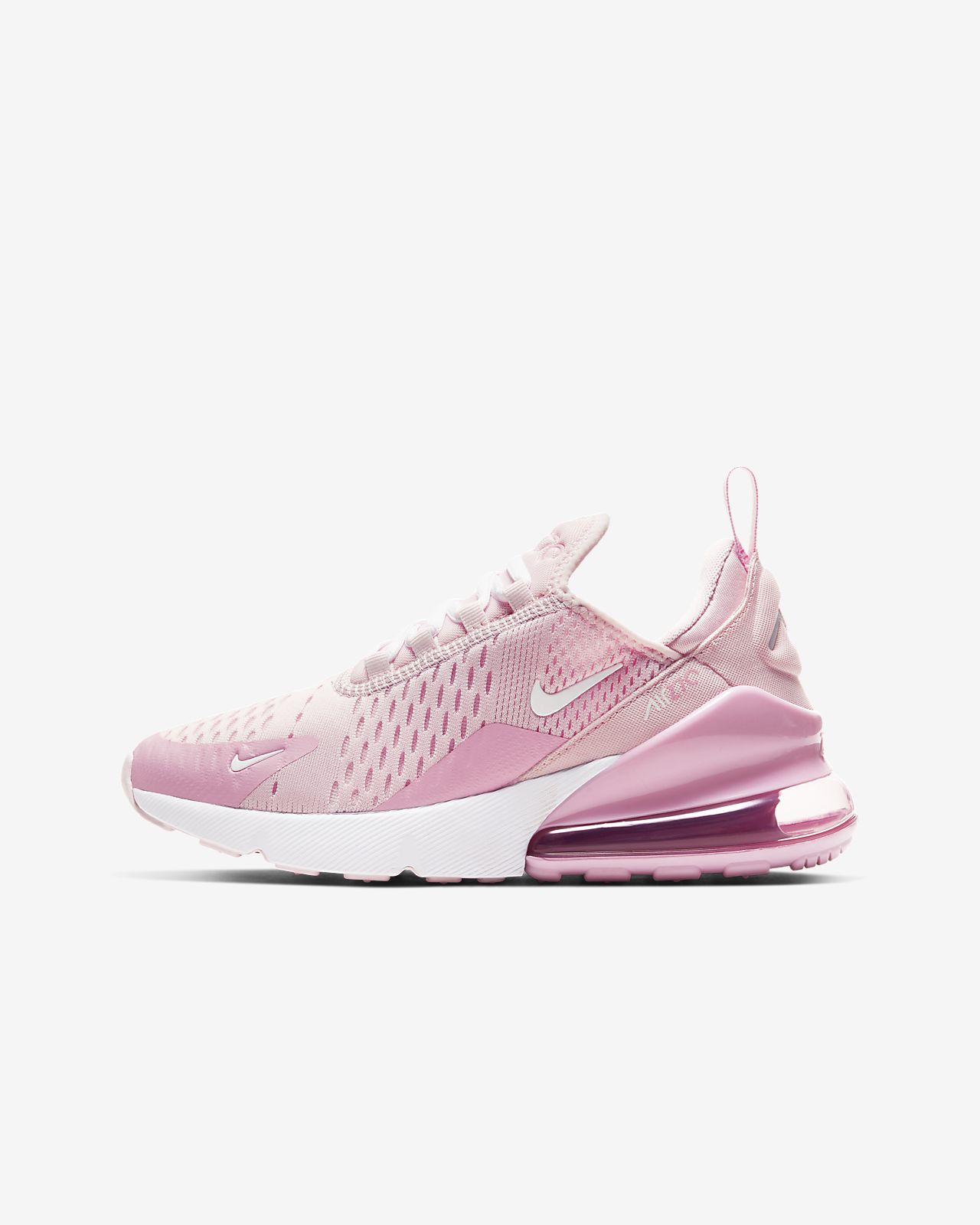 pink and grey nike 270