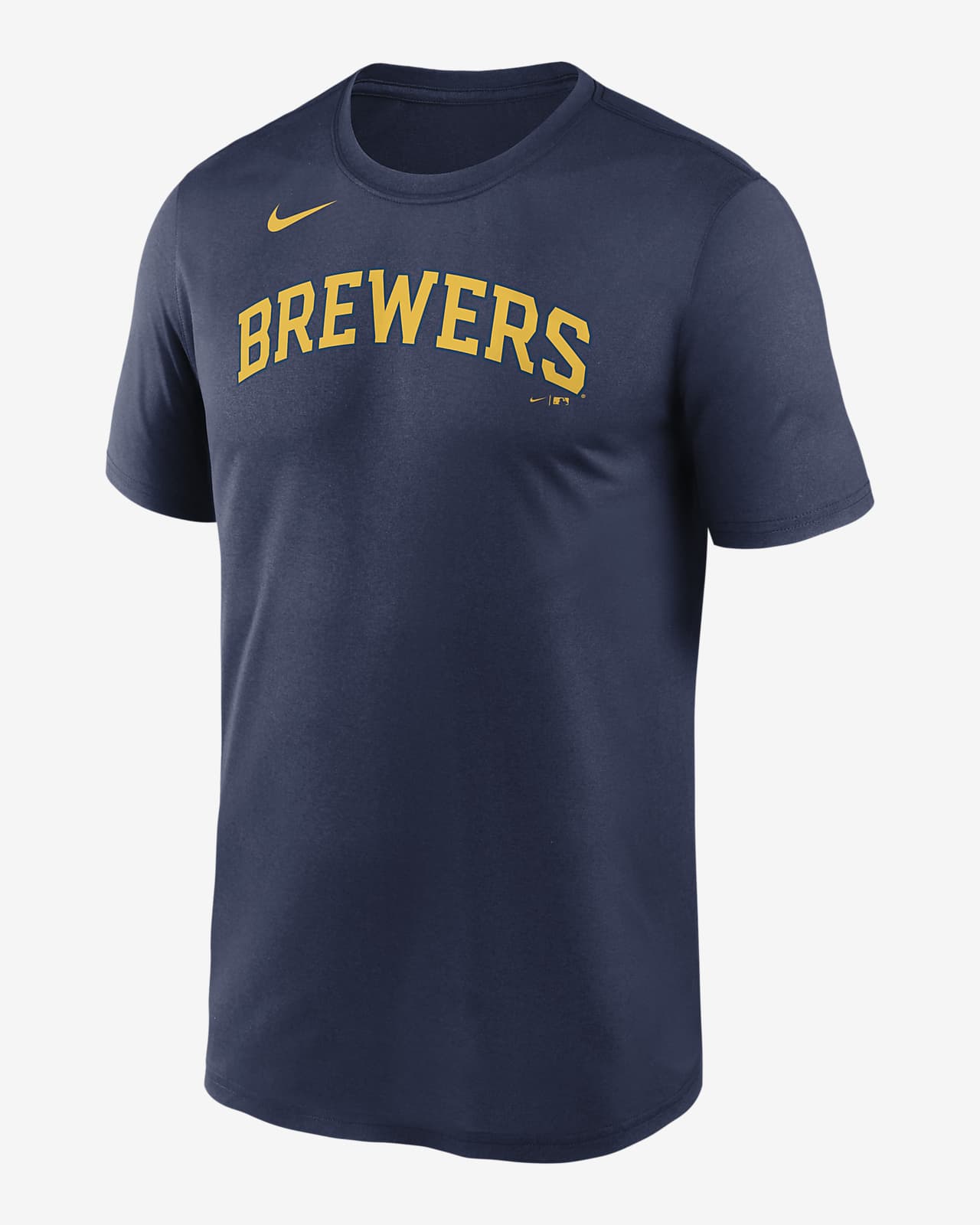 Nike Dri-FIT Legend Wordmark (MLB Milwaukee Brewers) Men's T-Shirt