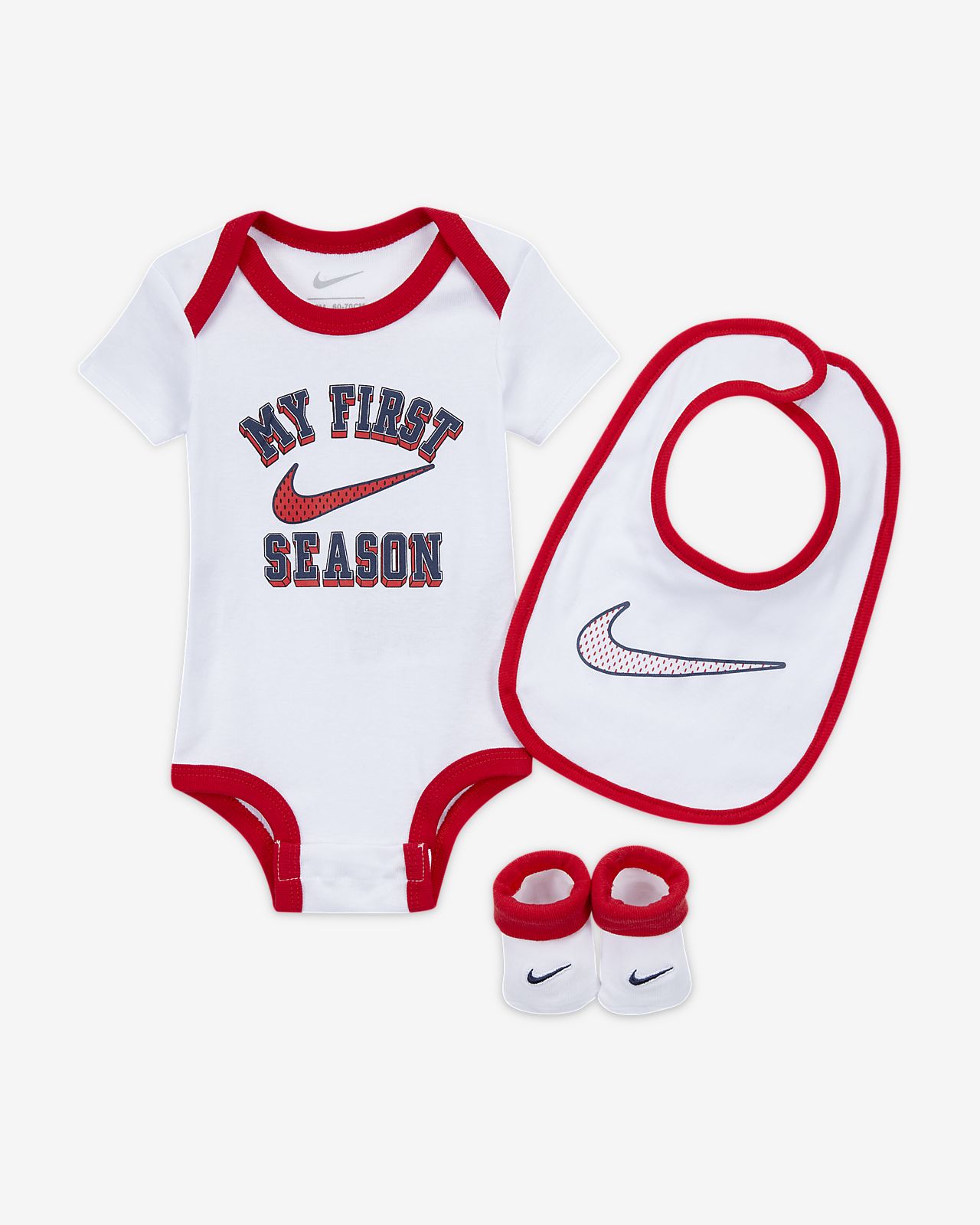 Nike Baby Bodysuit, Bib and Booties Set. Nike.com
