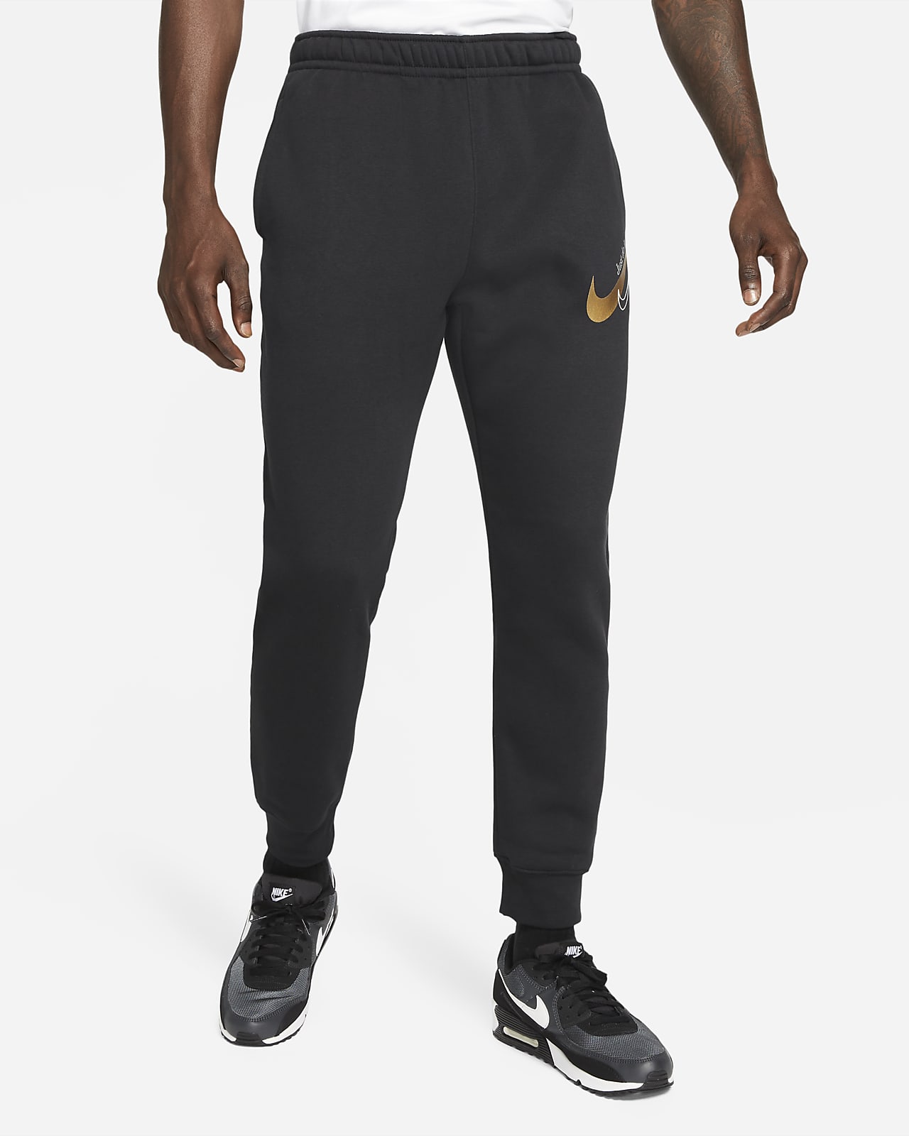Fleece joggingbyxor Nike Sportswear för män