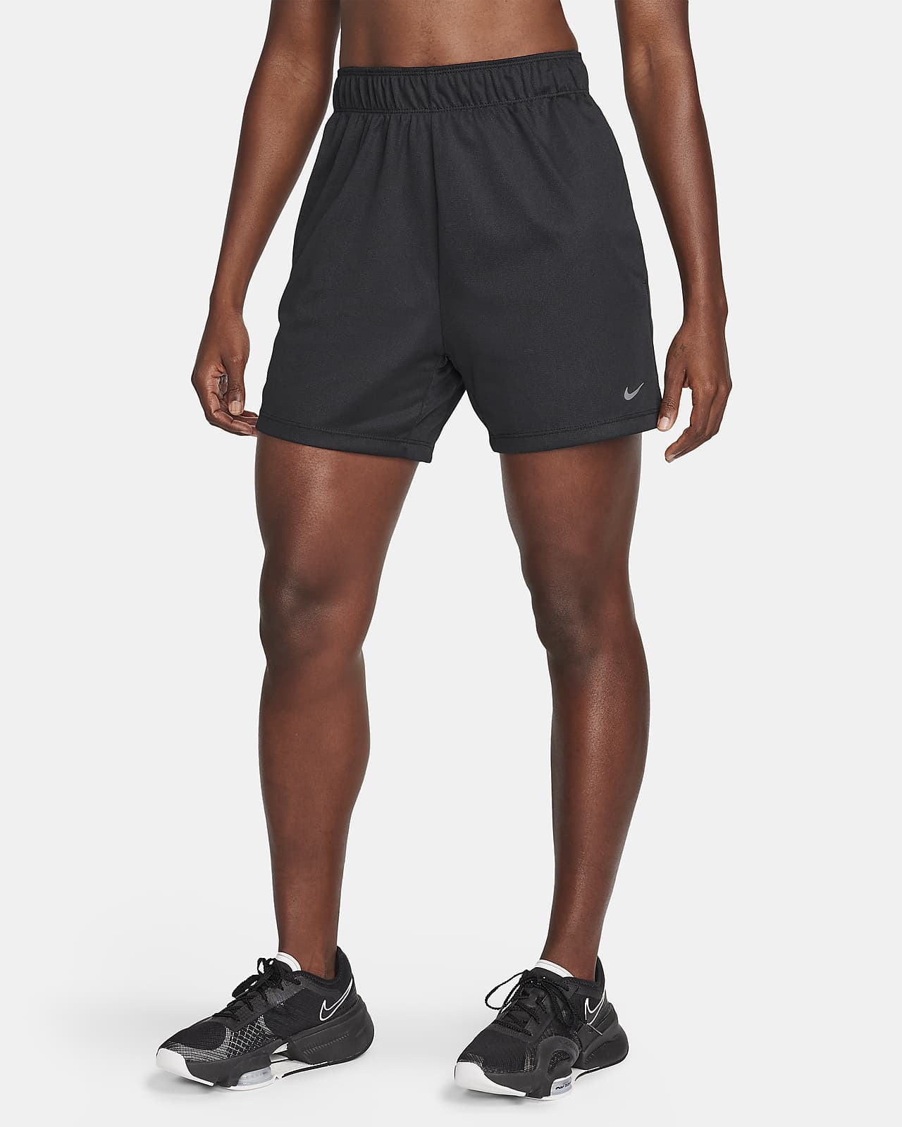 Γυναικείο σορτς μεσαίου ύψους fitness χωρίς επένδυση Dri-FIT Nike Attack 13 cm