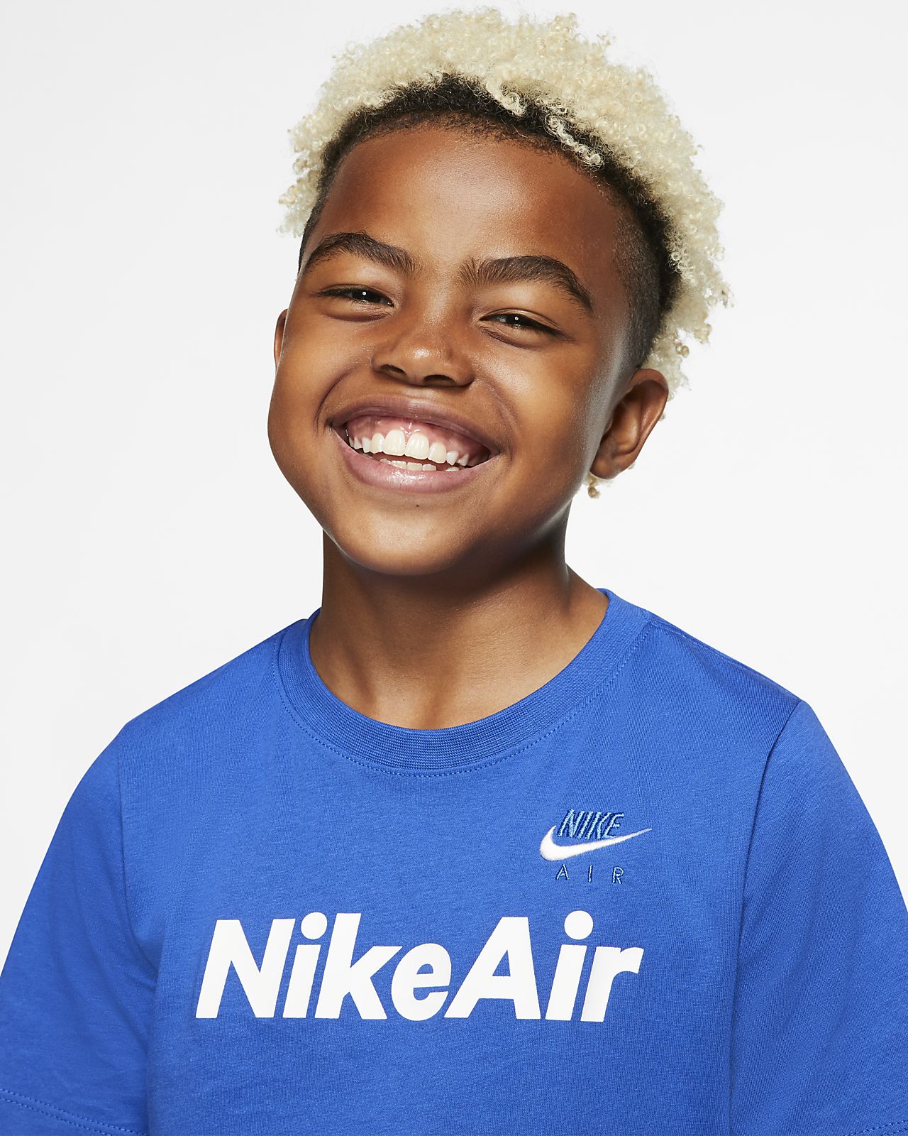 boys blue nike shirt