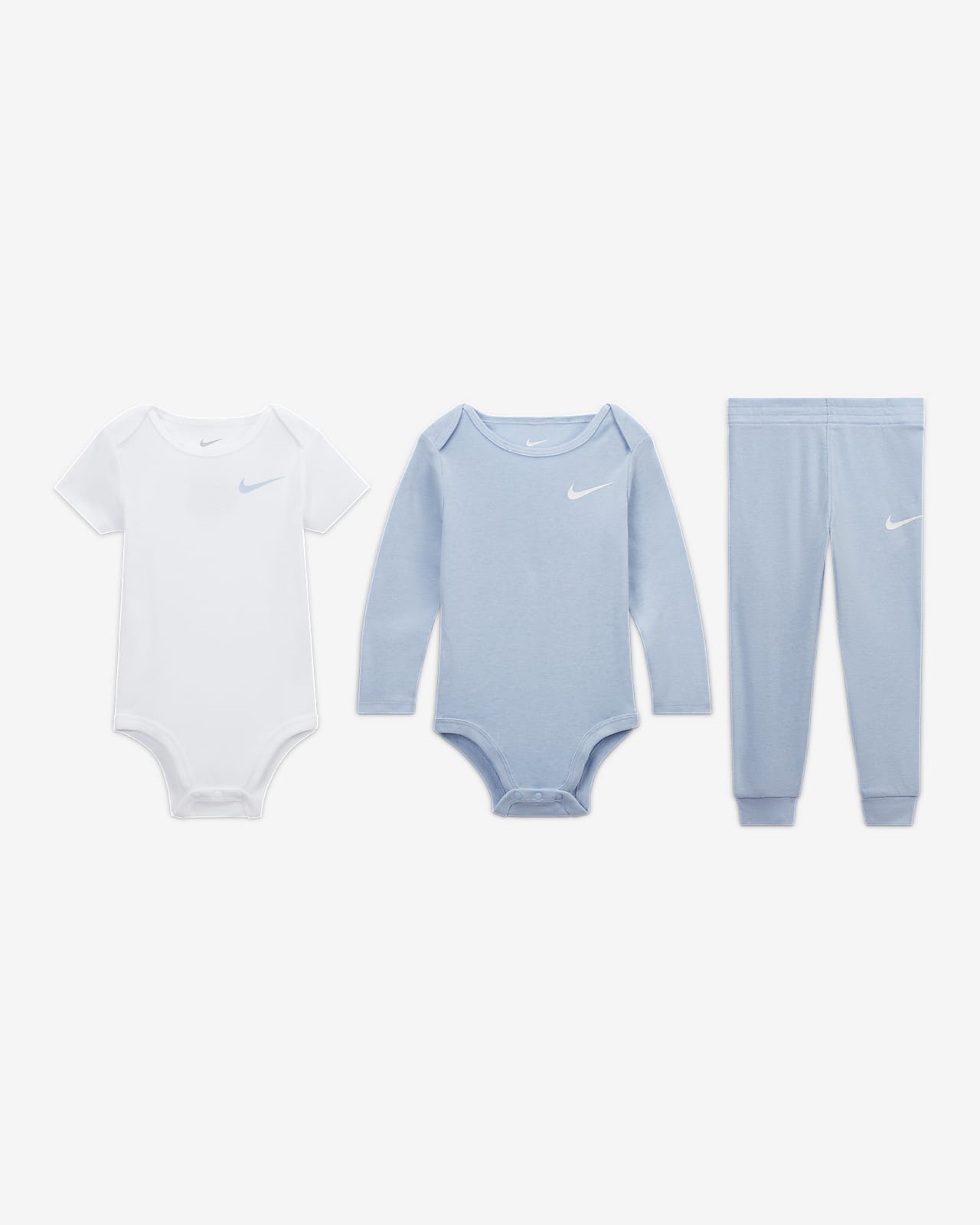 Nike Essentials Baby (12-24M) 3-Piece Bodysuit Set