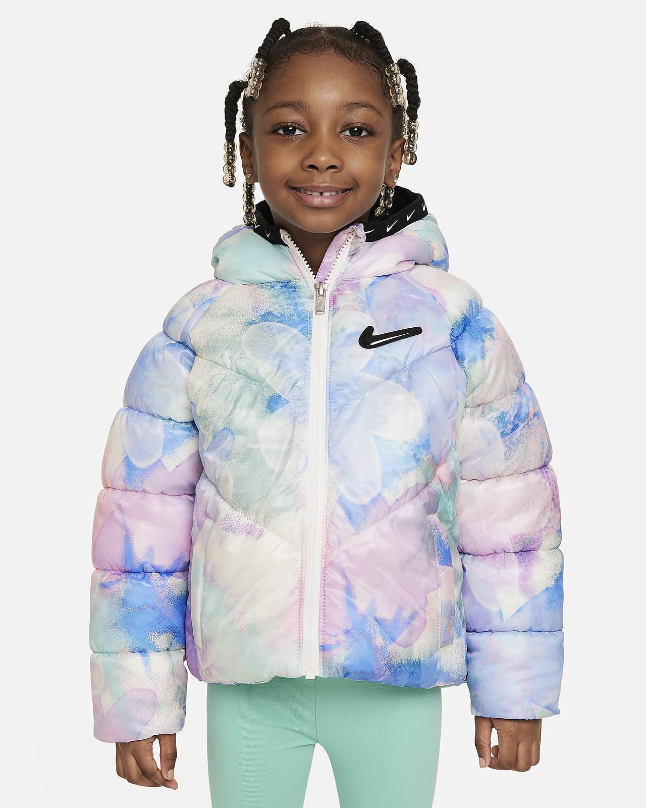 Nike Swoosh Chevron Puffer Jacket Toddler Jacket