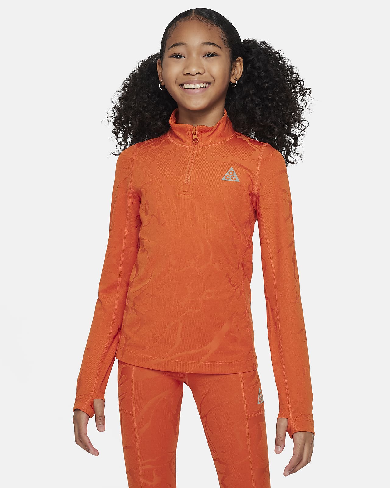 Nike ACG Therma-FIT Big Kids' (Girls') 1/4-Zip Long-Sleeve Top