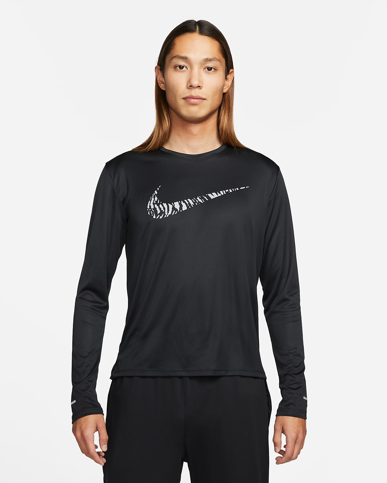 Nike Dri-FIT UV Run Division Miler Men's Graphic Long-Sleeve Top