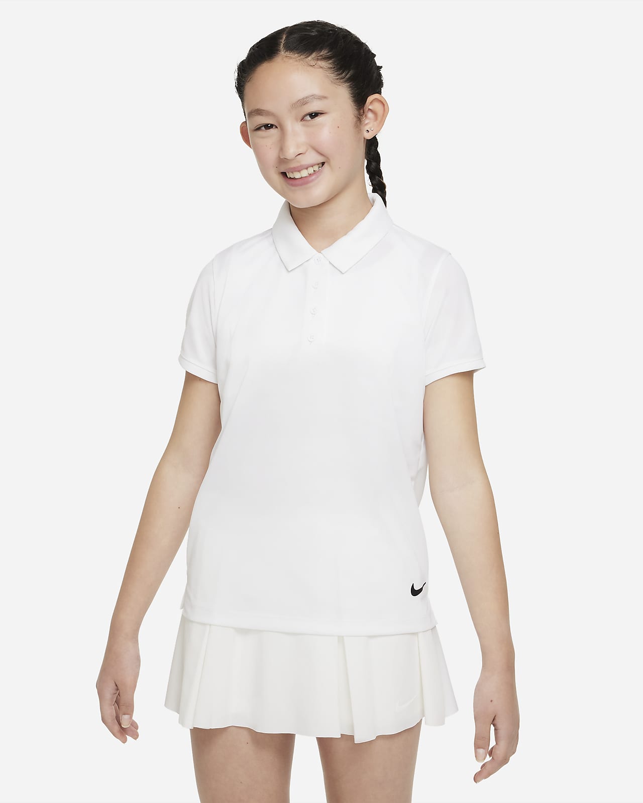 เสื้อโปโลกอล์ฟเด็กโต Nike Dri-FIT Victory (หญิง)