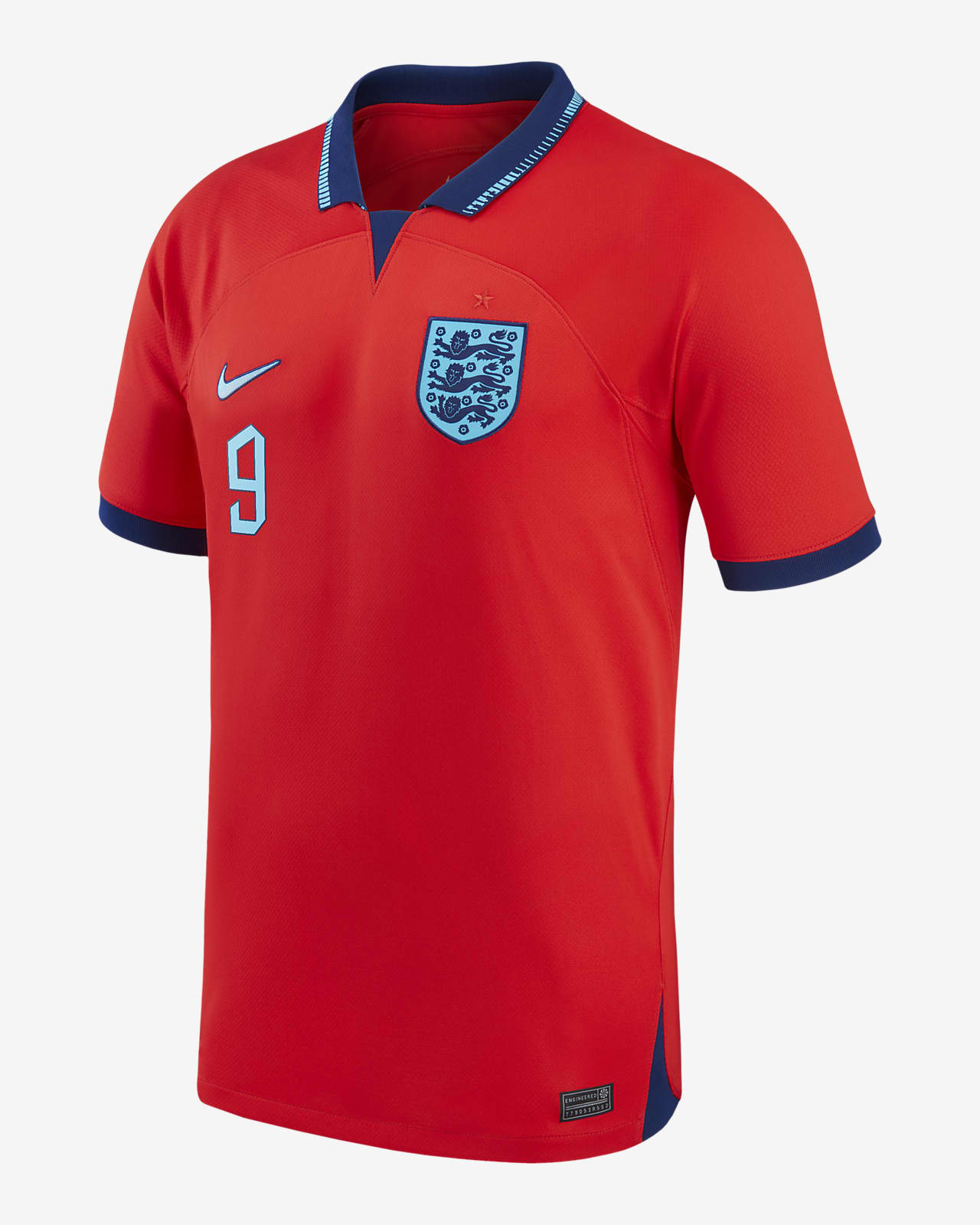Jersey de fútbol Nike Dri-FIT de la selección nacional de Inglaterra visitante 2022/23 Stadium (Harry Kane) para hombre