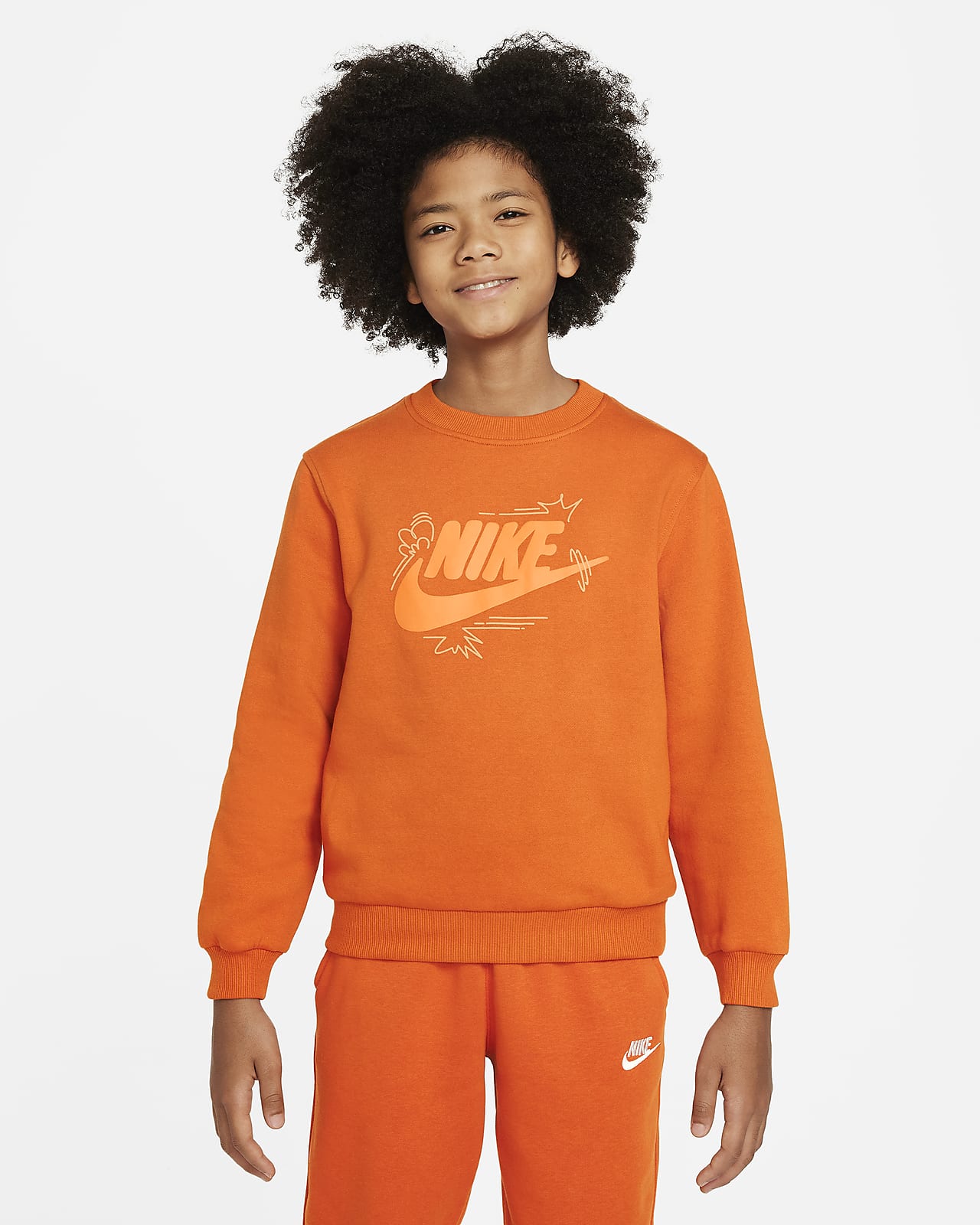 Nike Sportswear Club+ Big Kids' Sweatshirt