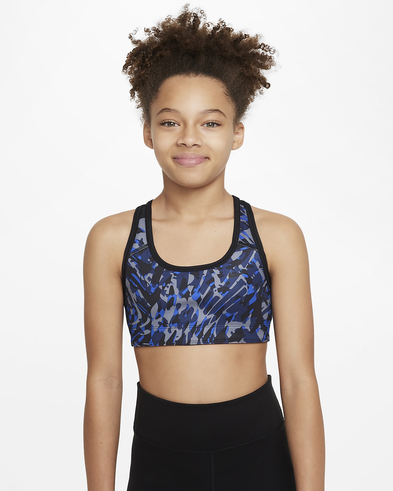 Nike Swoosh Older Kids' (Girls') Reversible Sports Bra. Nike ZA