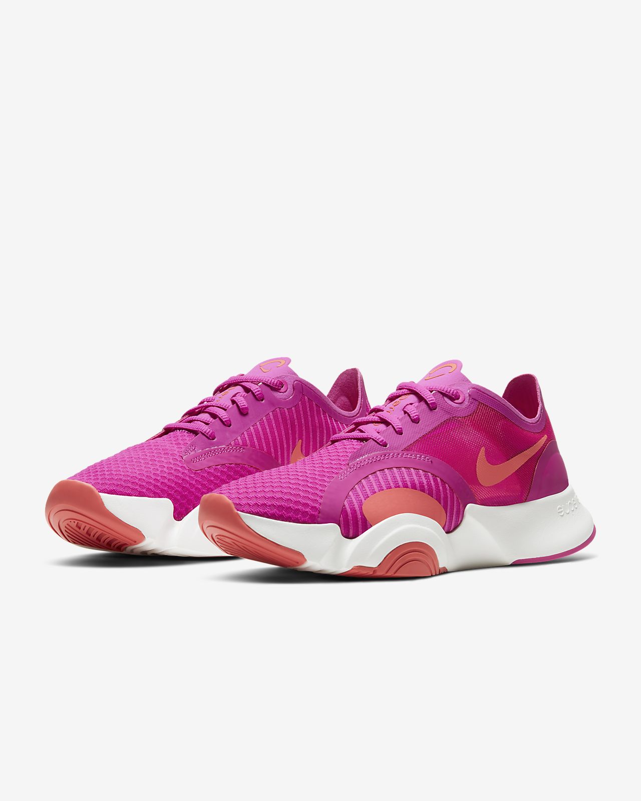 nike training superrep go trainers in pink