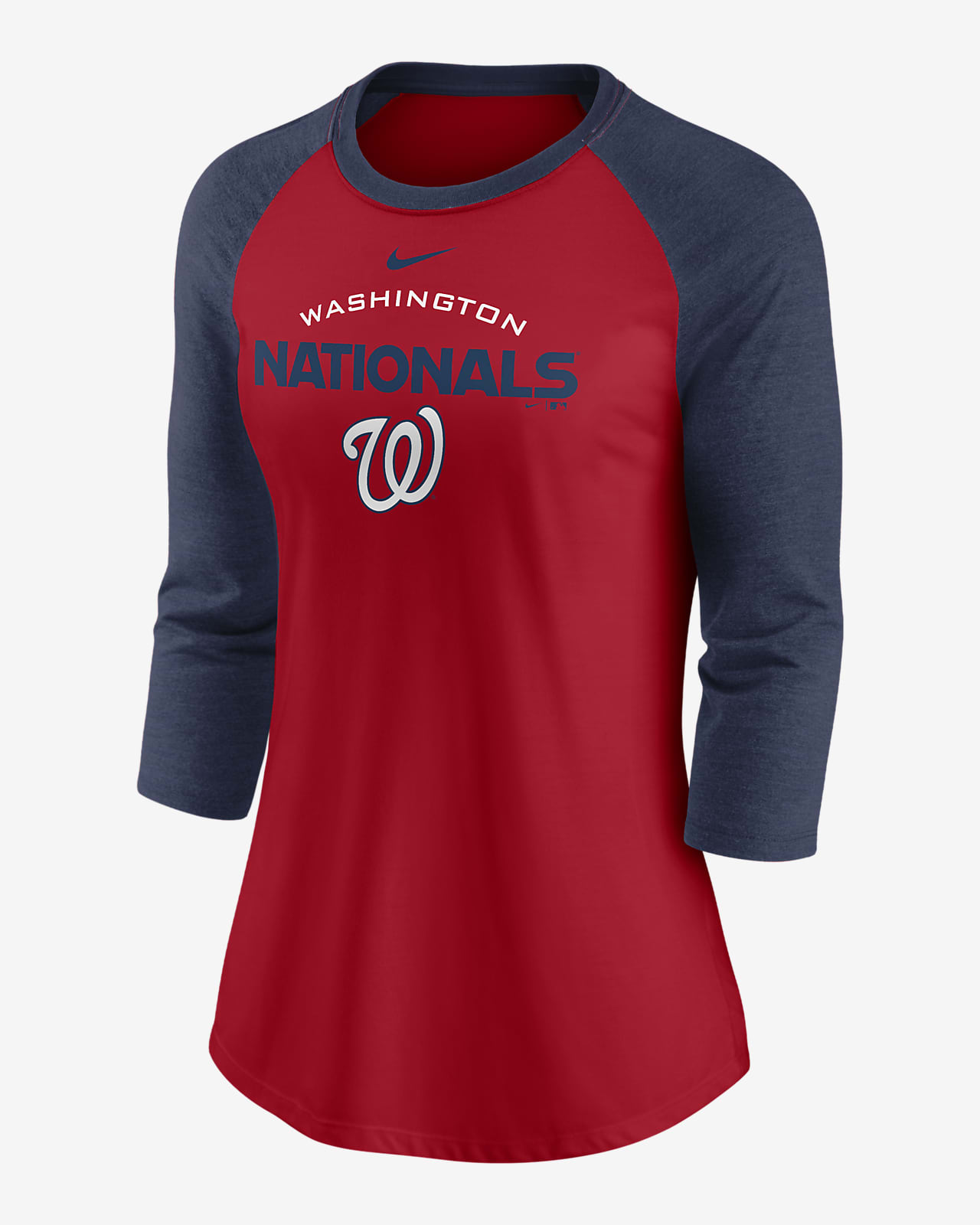 Nike Modern Baseball Arch (MLB Washington Nationals) Women's 3/4-Sleeve T-Shirt