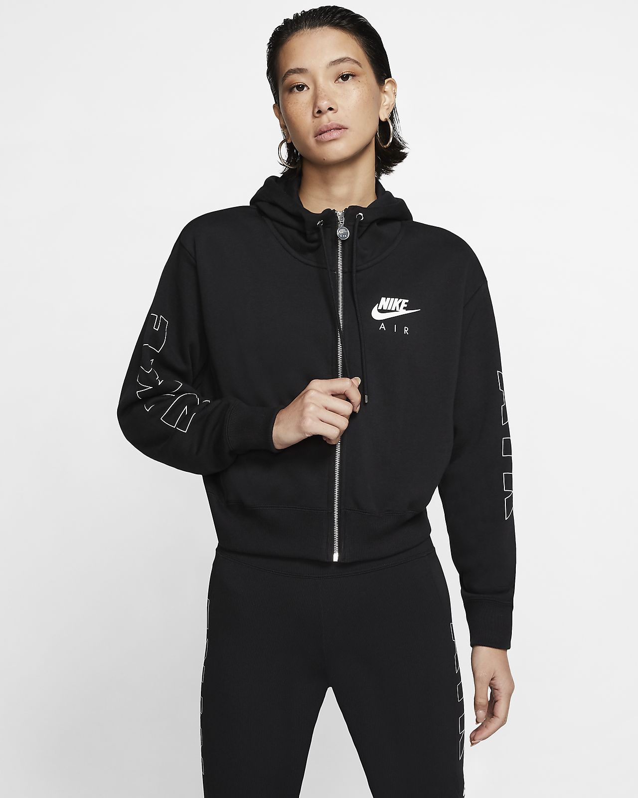 sudadera cremallera mujer nike