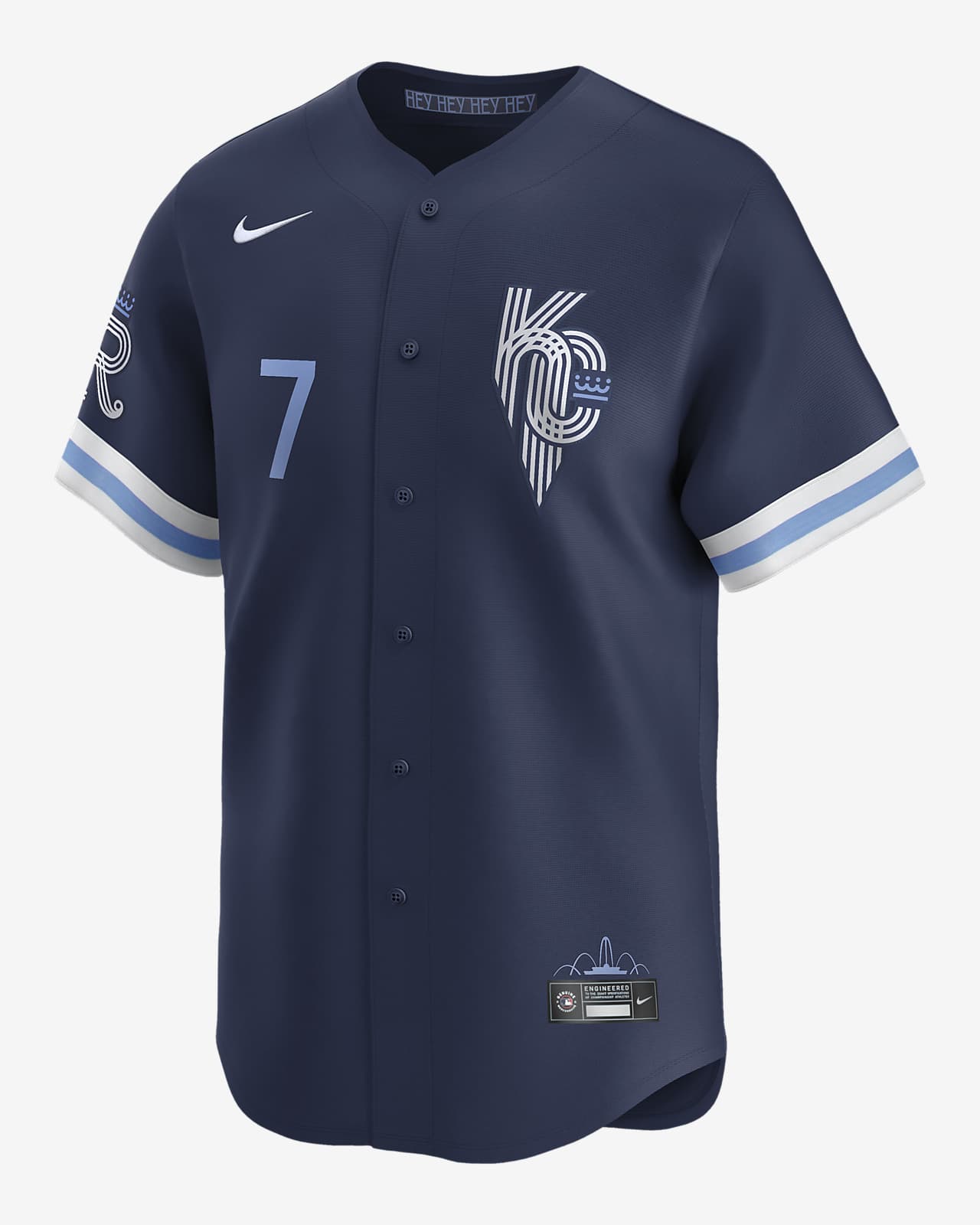 Jersey Nike Dri-FIT ADV de la MLB Limited para hombre Bobby Witt Jr. Kansas City Royals City Connect