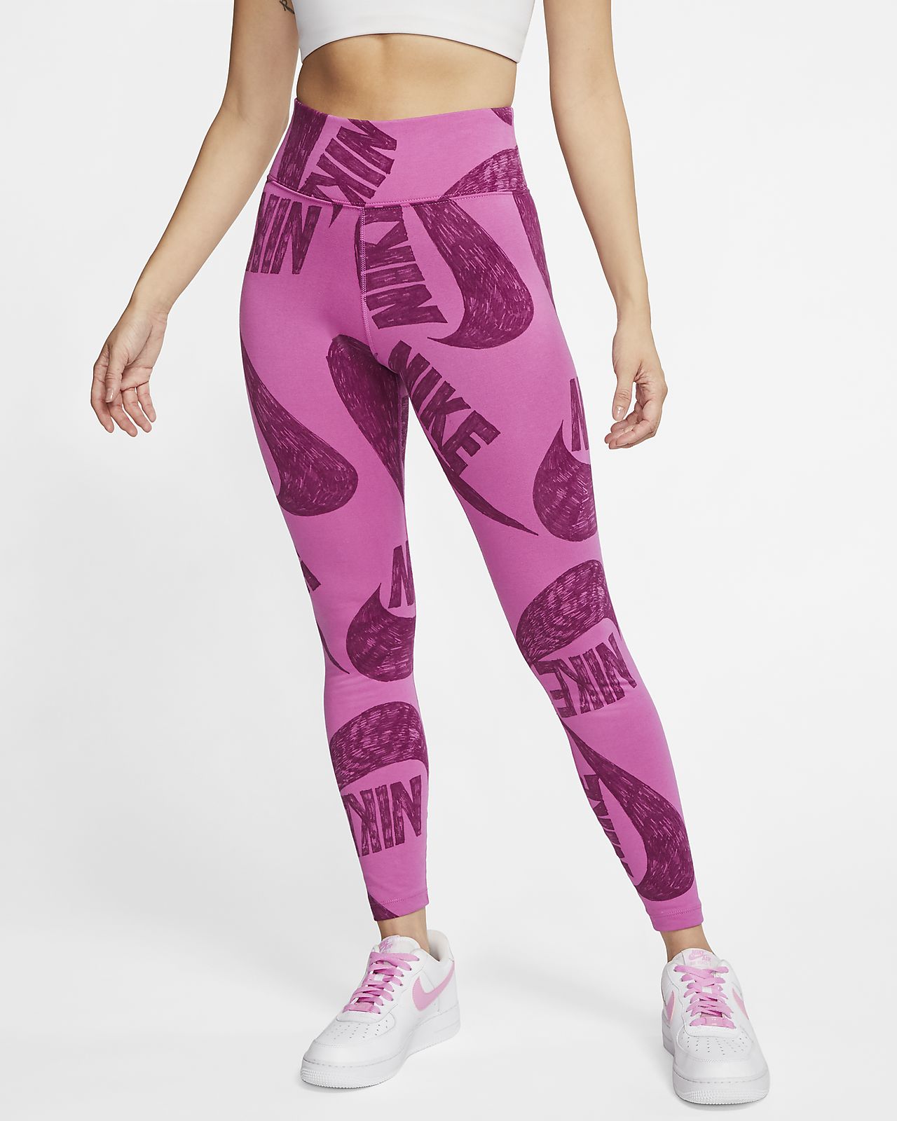 women's nike printed leggings