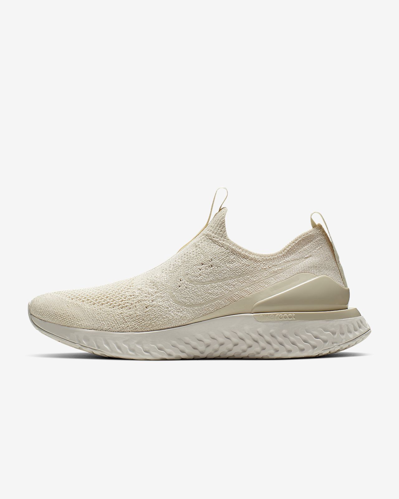 nike epic react flyknit femme beige