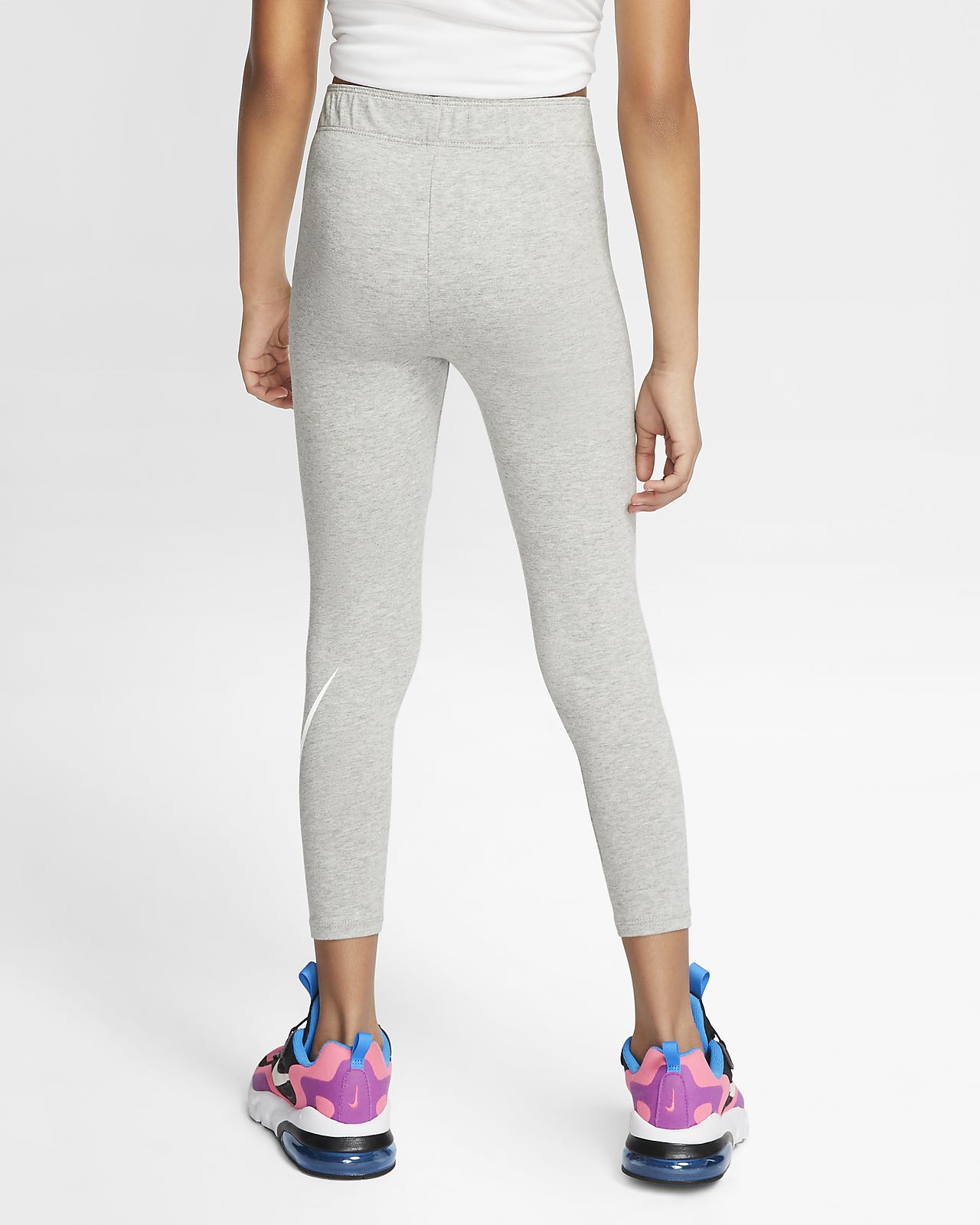 grey and pink nike leggings