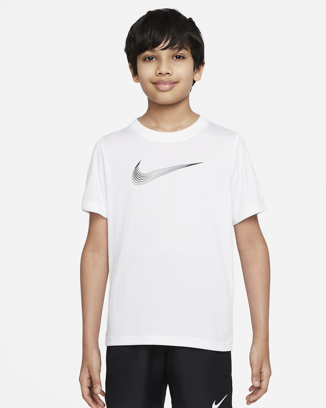 Nike Dri-FIT Kurzarm-Trainingsoberteil für ältere Kinder (Jungen)