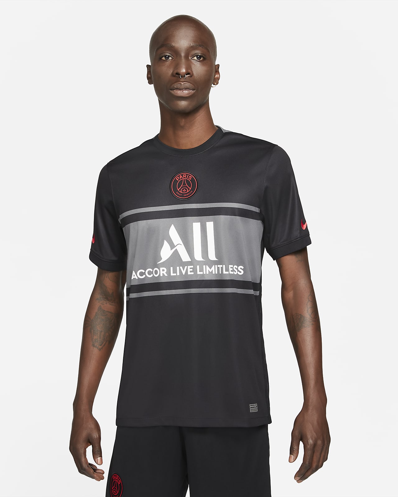 Maglia da calcio Nike Dri-FIT Paris Saint-Germain 2021/22 Stadium da uomo - Terza