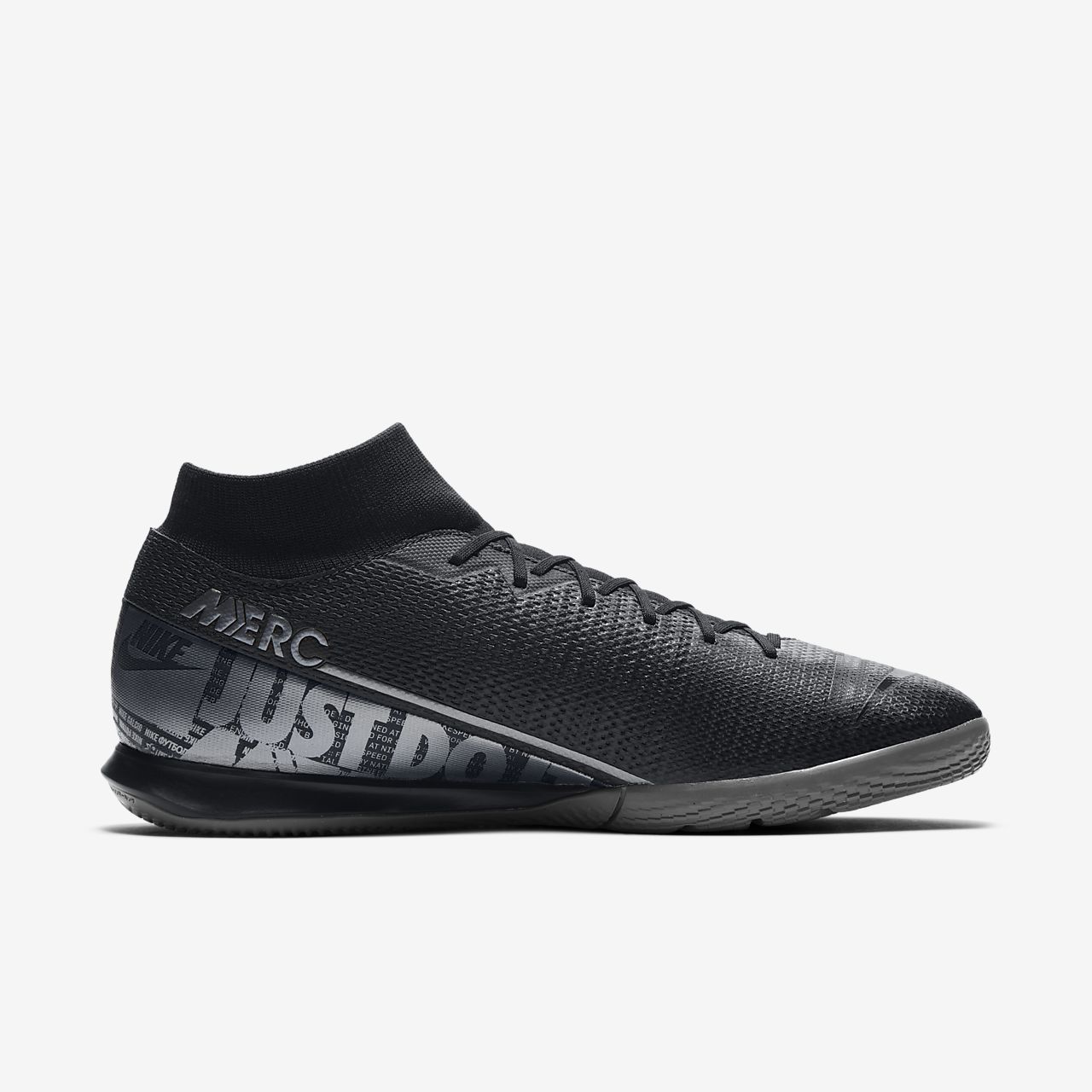 nike mercurial indoor black