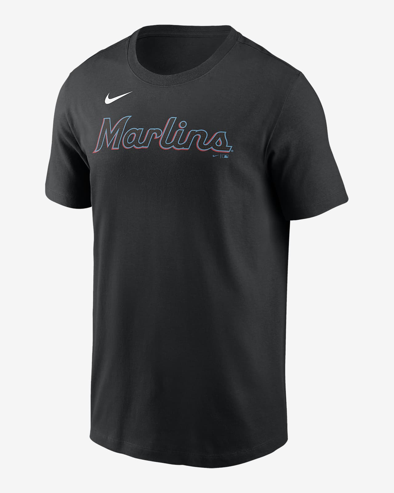 Miami Marlins Fuse Wordmark Men's Nike MLB T-Shirt