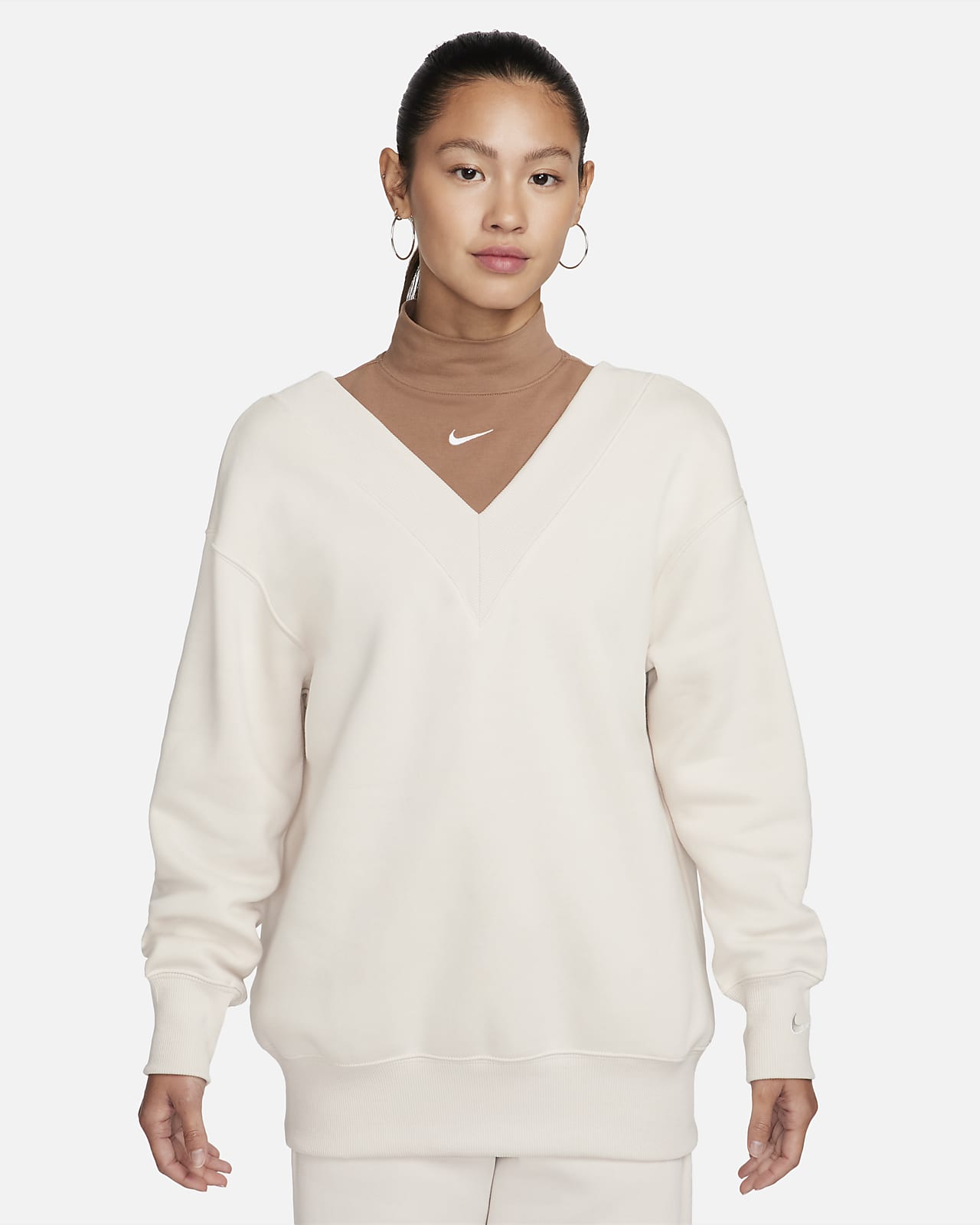 Nike Sportswear Phoenix Fleece Women's Oversized V-Neck Sweatshirt