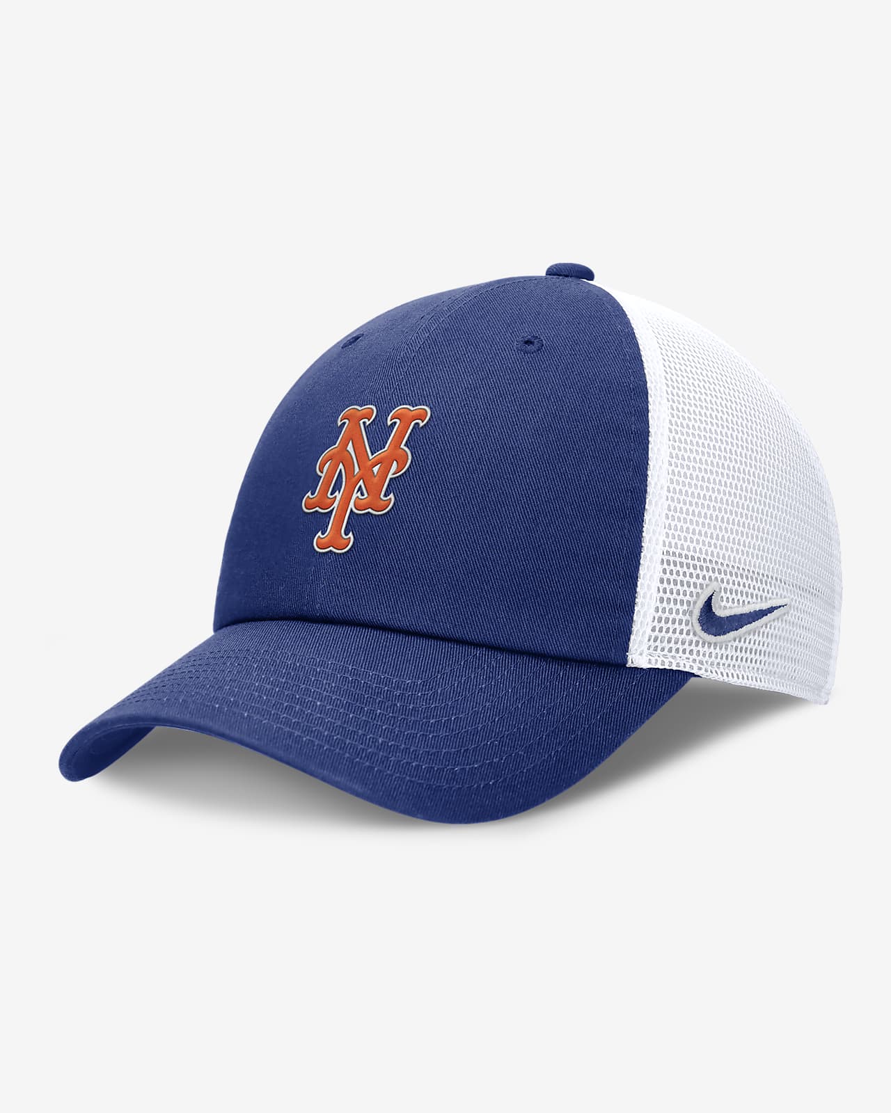 New York Mets Evergreen Club Men's Nike MLB Trucker Adjustable Hat