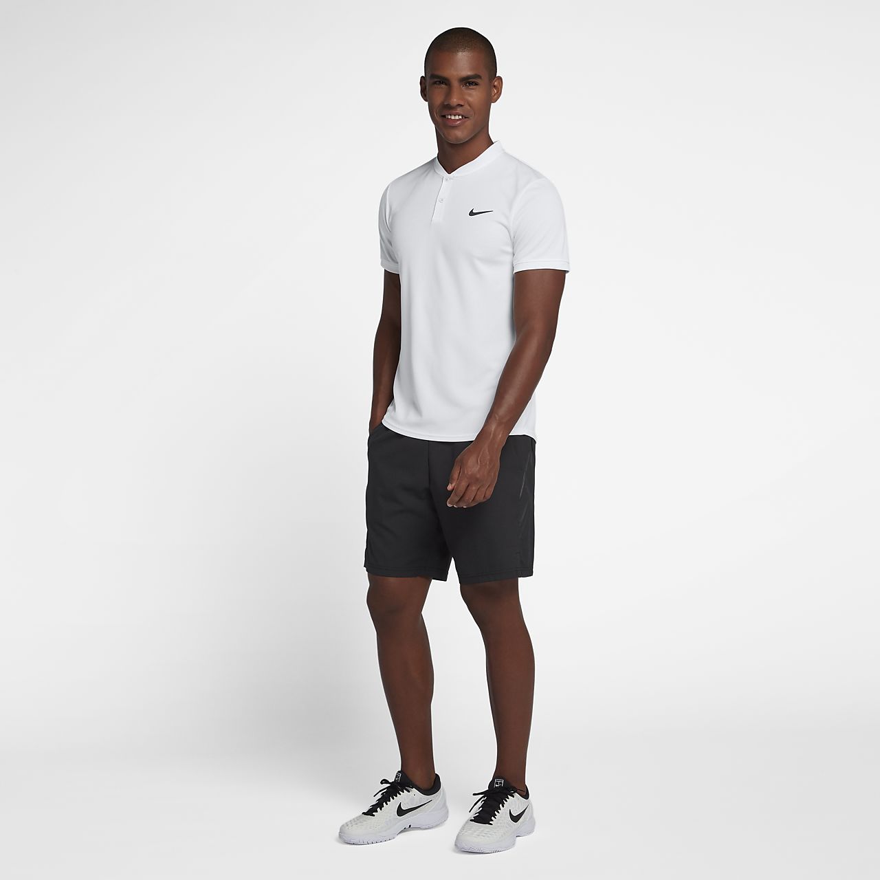 nike men's court dry blade tennis polo