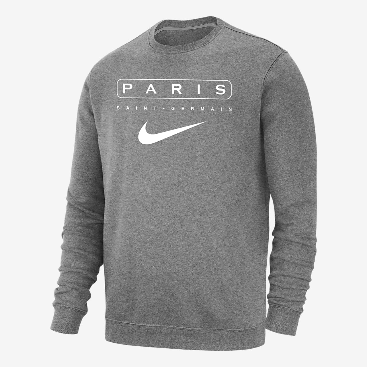 autopista Camarada borde Paris Saint-Germain Club Fleece Men's Crew-Neck Sweatshirt. Nike.com
