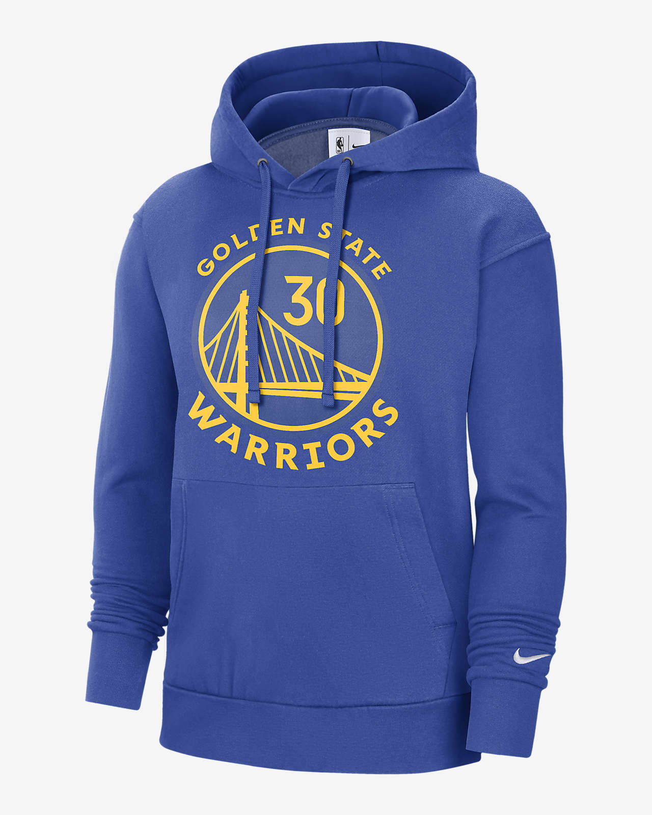 Sweat à capuche en tissu Fleece Nike NBA Golden State Warriors Essential pour Homme