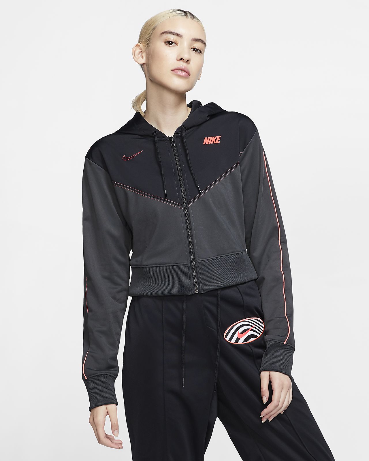 nike crop windrunner jacket